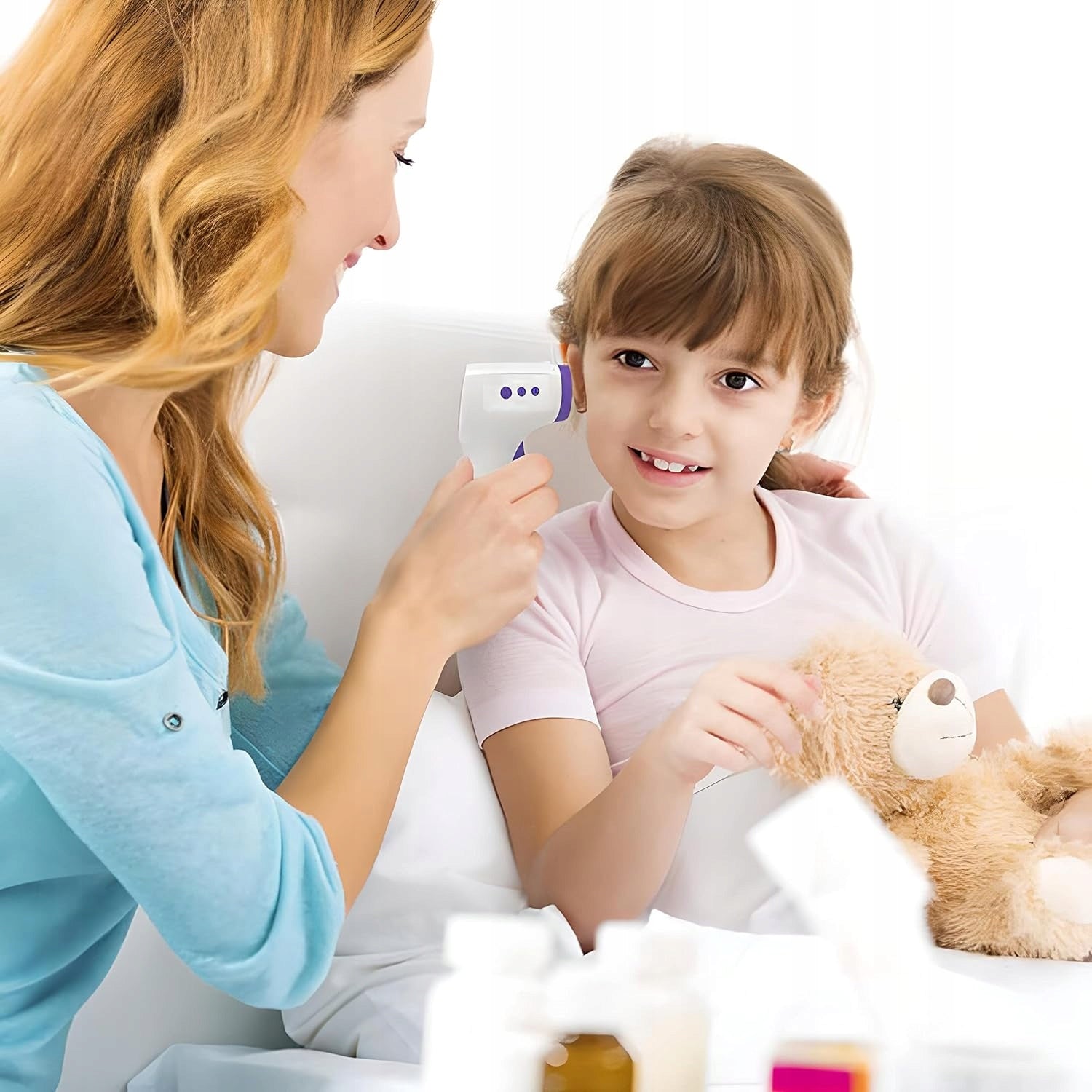 CONTACTLESS DIGITAL LCD FOREHEAD THERMOMETER FOR CHILDREN AND ADULTS EAN (GTIN) 5904298304978