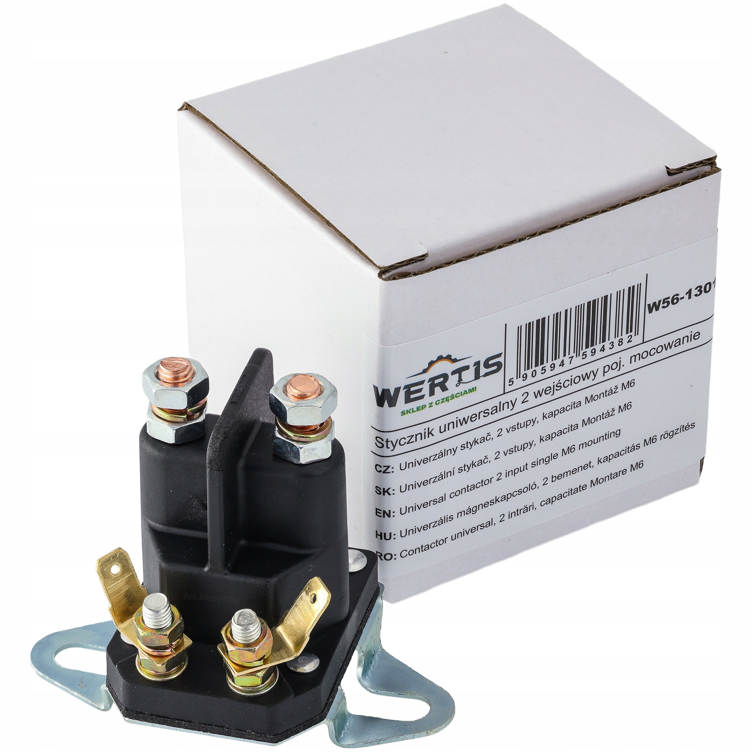 CONTACTOR SOLENOID RELAY 12V FOR TRACTOR MOWER MTD HUSQVARNA STIGA Manufacturer code WERTIS W56-1301