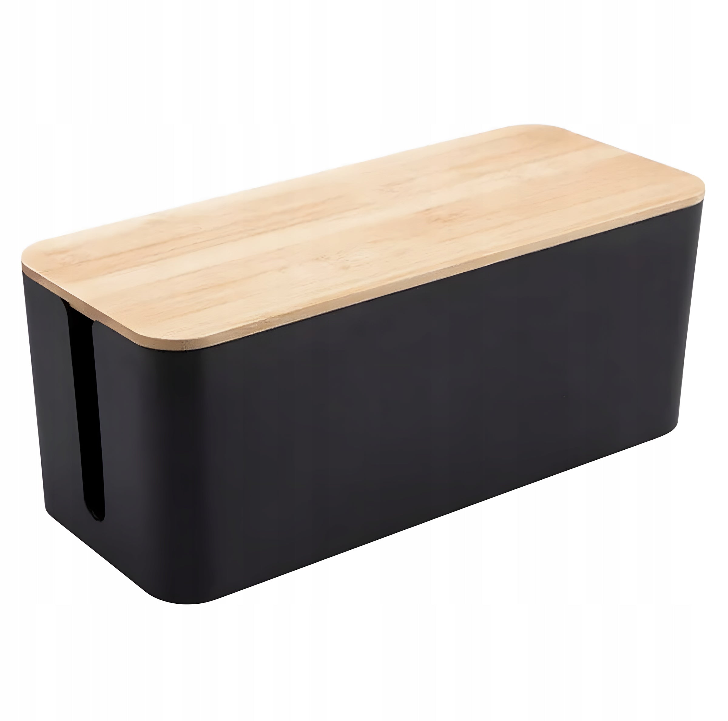 CONTAINER CABLE ORGANIZER STRIP BOX FOR EXTENSION CORD BLACK DESK Packaging status original