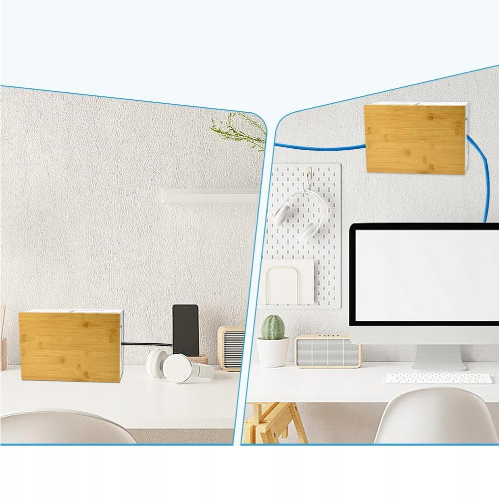 CONTAINER CABLE ORGANIZER WALL-MOUNTED WOODEN VENTS Packaging status original