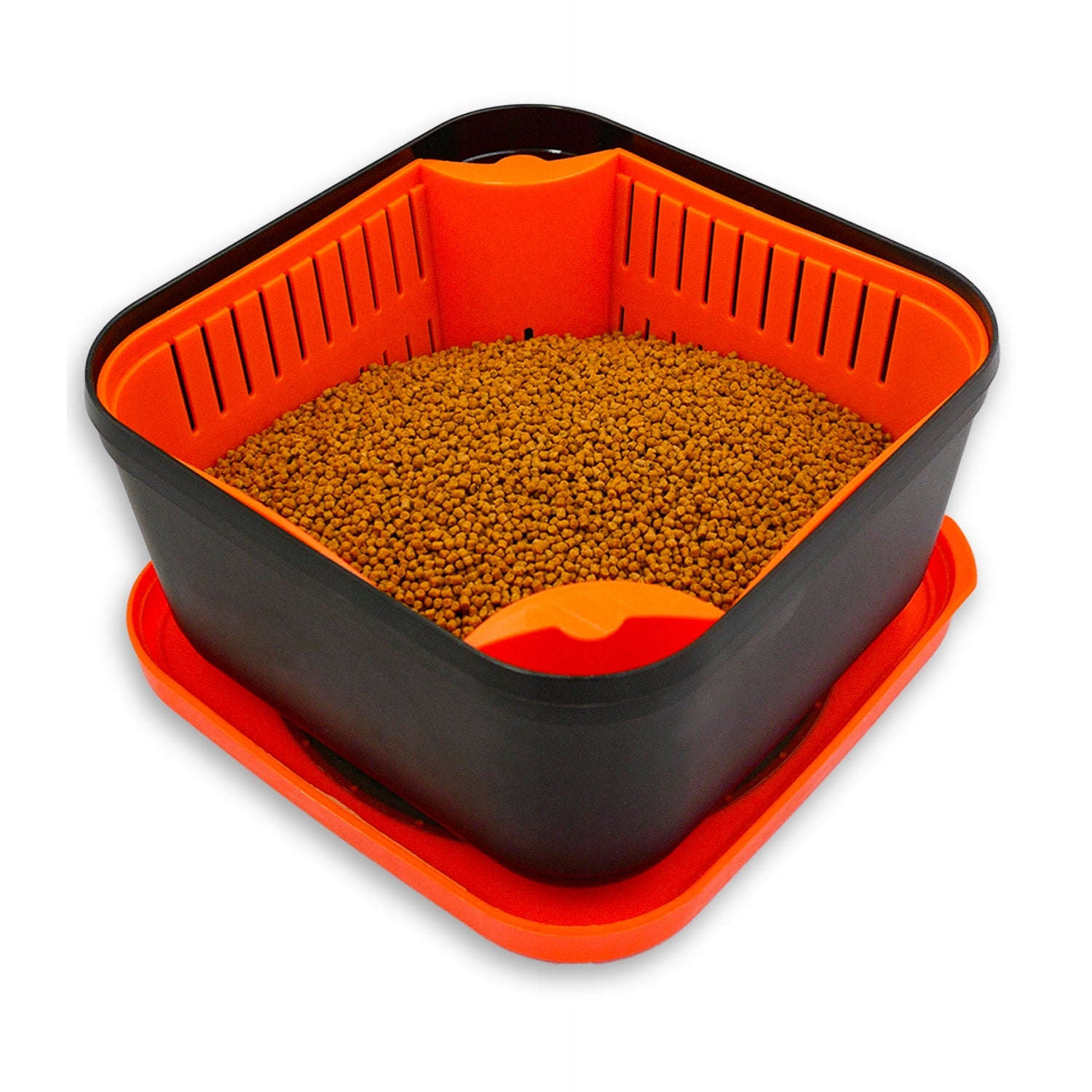 CONTAINER PELLET SOAKING BOX WITH STRAINER 17X17X9CM 1,75L FOR METHOD Packaging status original
