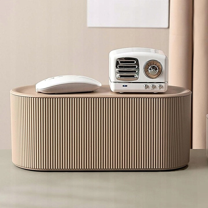 CONTAINER STYLISH CABLE ORGANIZER BOX STRIP + TOP HOLE Product weight with unit packaging 1 kg