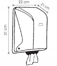 CONTAINER TOWEL DISPENSER IN ROLL BLACK Brand no brand
