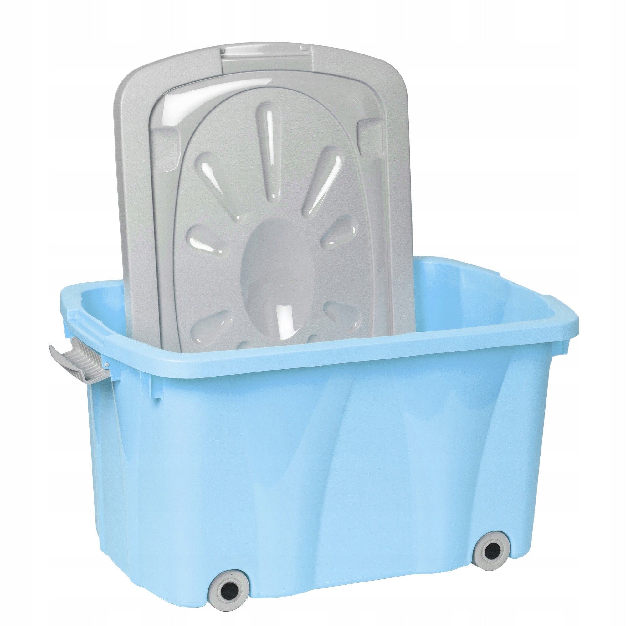 CONTAINER box TOY BOX ON WHEELS BLUE 45L EAN (GTIN) 5904458241044