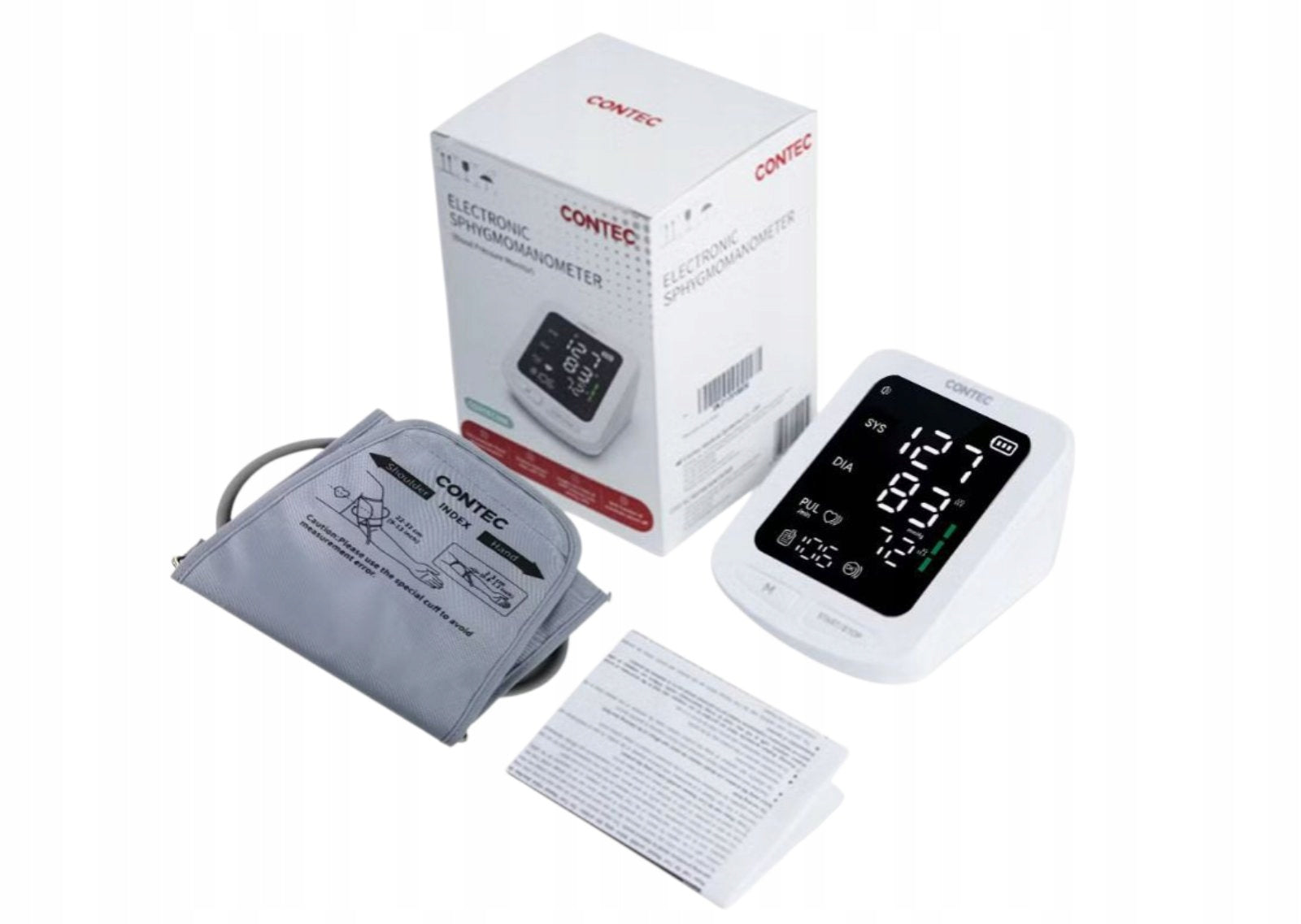 CONTEC 08E Electronic shoulder blood pressure monitor SIMPLE OPERATION Medical device yes