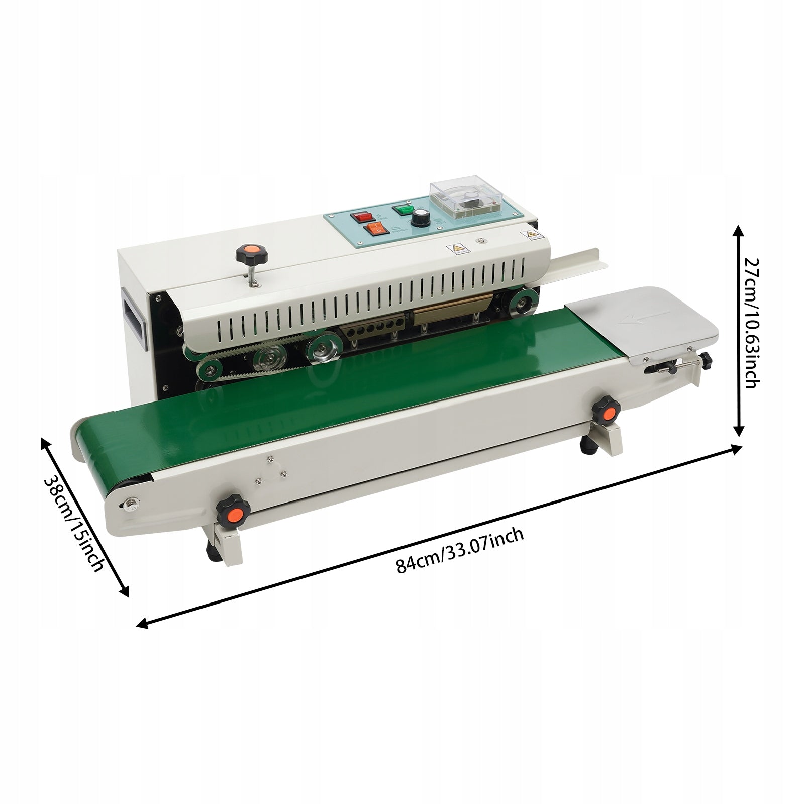 CONTINUOUS SEALING MACHINE 500W 12MM WIDTH BAG BAND HORIZONTAL 12M/MIN Manufacturer code 561465