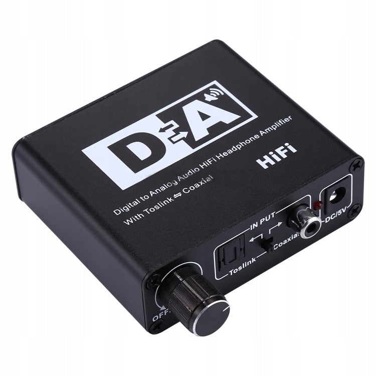 CONVERTER AMPLIFIER TOSLINK COAXIAL 2x CINCH DAC SPDIF DOUBLE-SIDED EAN (GTIN) 5903824275331