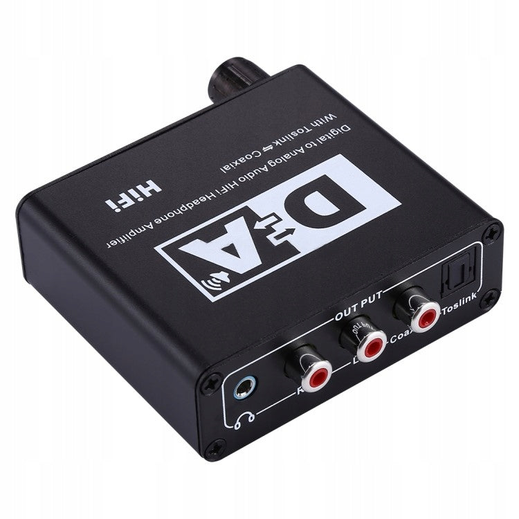 CONVERTER AMPLIFIER TOSLINK COAXIAL 2x CINCH DAC SPDIF DOUBLE-SIDED Manufacturer code 00048D9 KONWERTER DWUKIERUNKOWY SPDIF COAXIAL