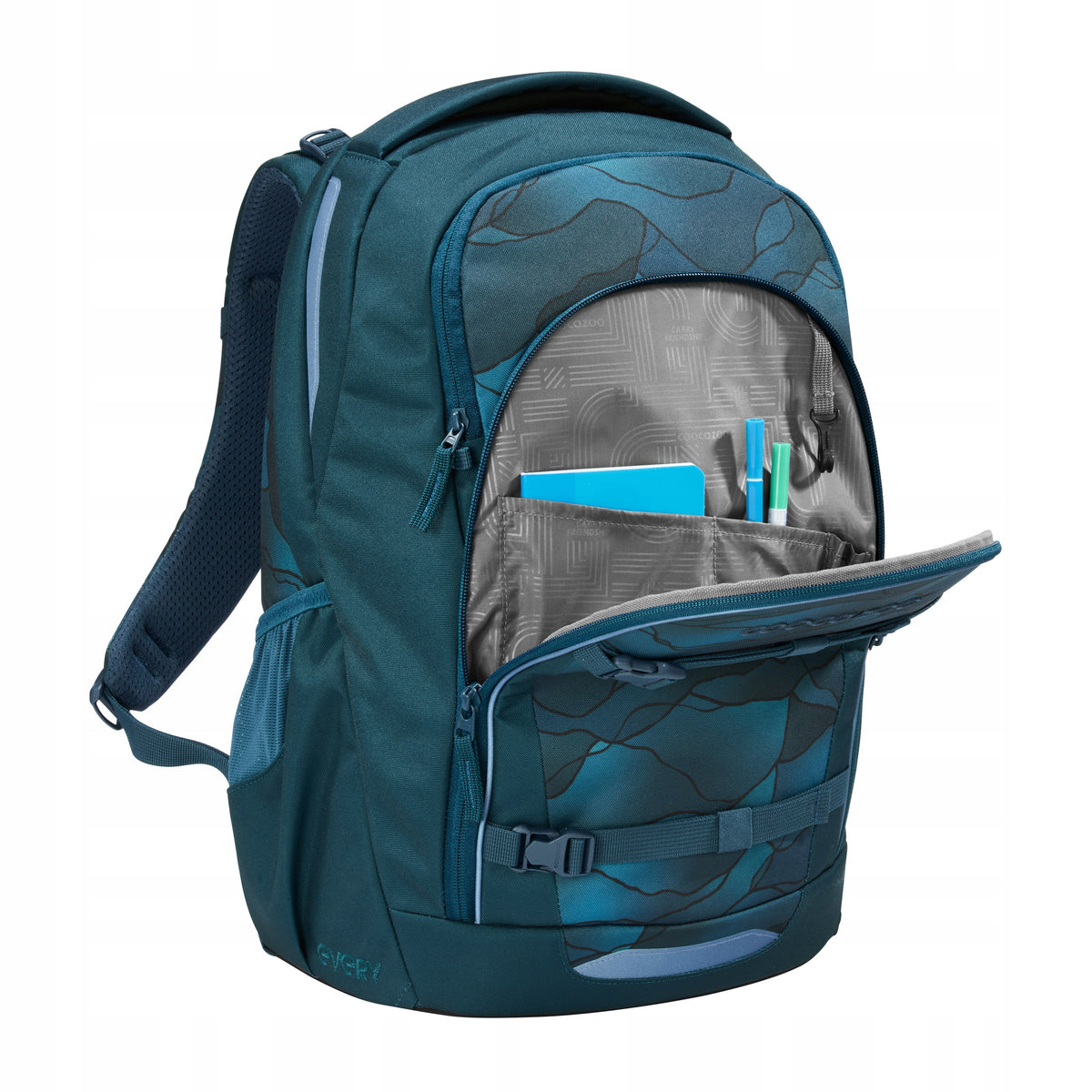 COOCAZOO SCHOOL BACKPACK EVERY CRYSTAL WAVES YOUTH ERGONOMIC LIGHTWEIGHT Manufacturer code 002117830000