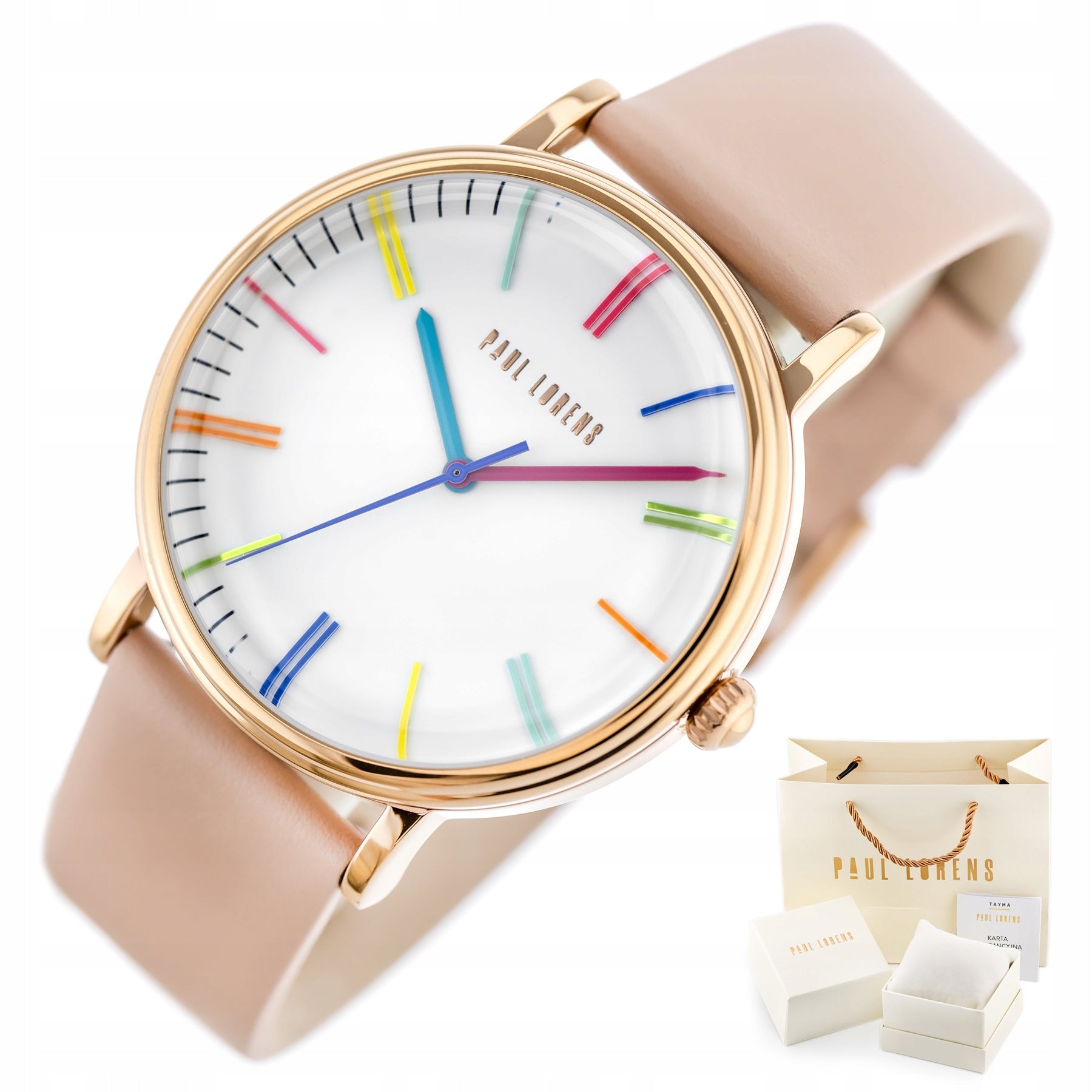 COOL WOMEN'S WATCH PAUL LORENS zg551e + BOX