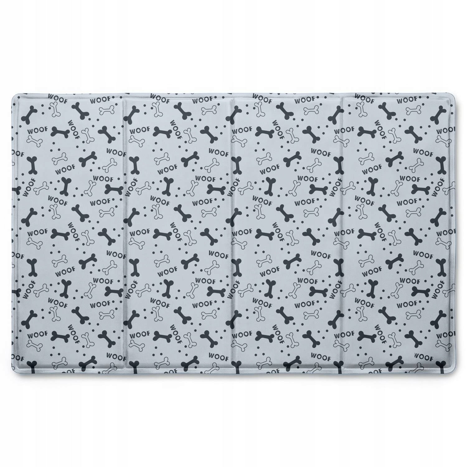 COOLING MAT FOR CAT DOG XXL 110x70 GEL COOLING BED GREY Color gray