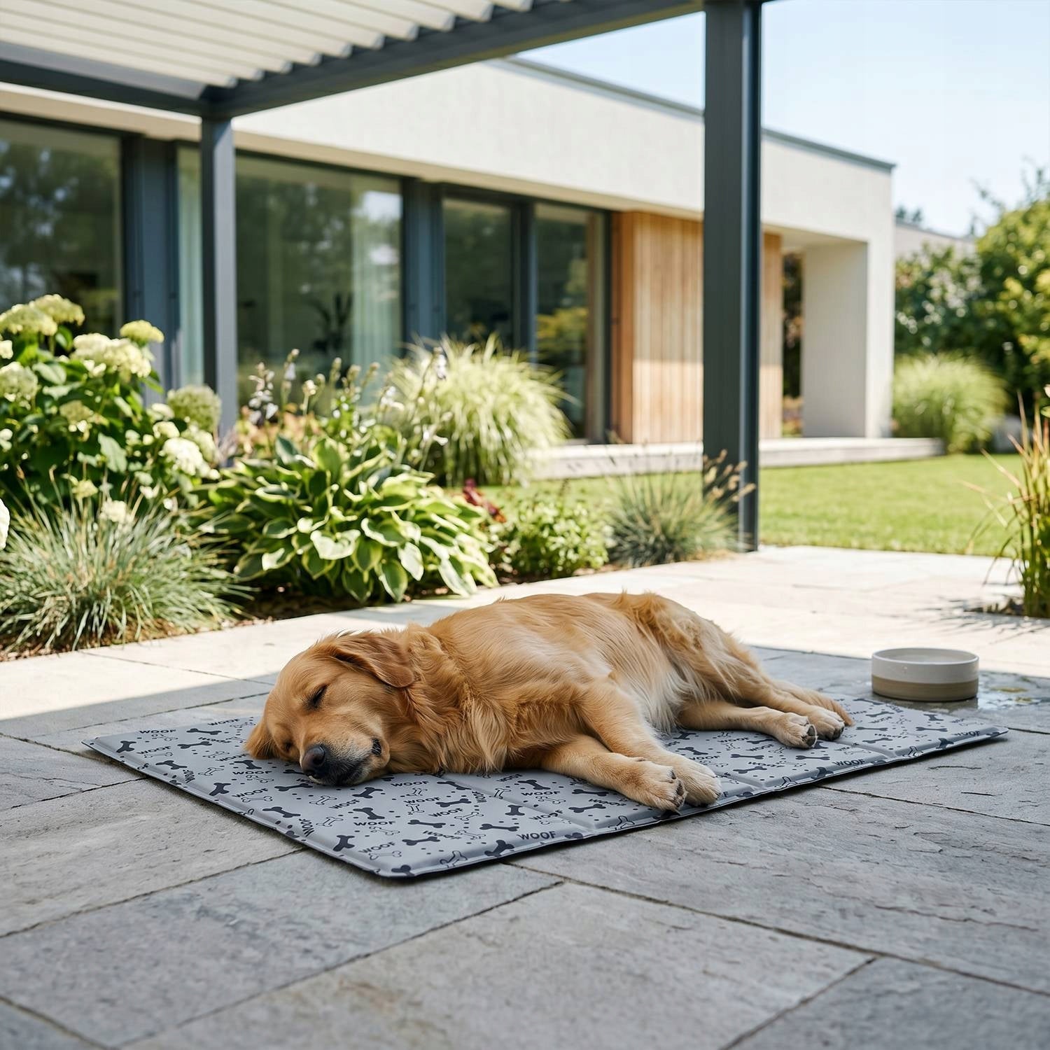COOLING MAT FOR CAT DOG XXL 110x70 GEL COOLING BED GREY Length 110 cm