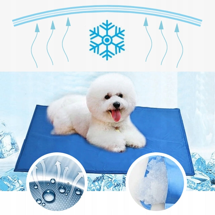 COOLING MAT FOR DOG AND CAT WATERPROOF GEL BED L 50X40CM