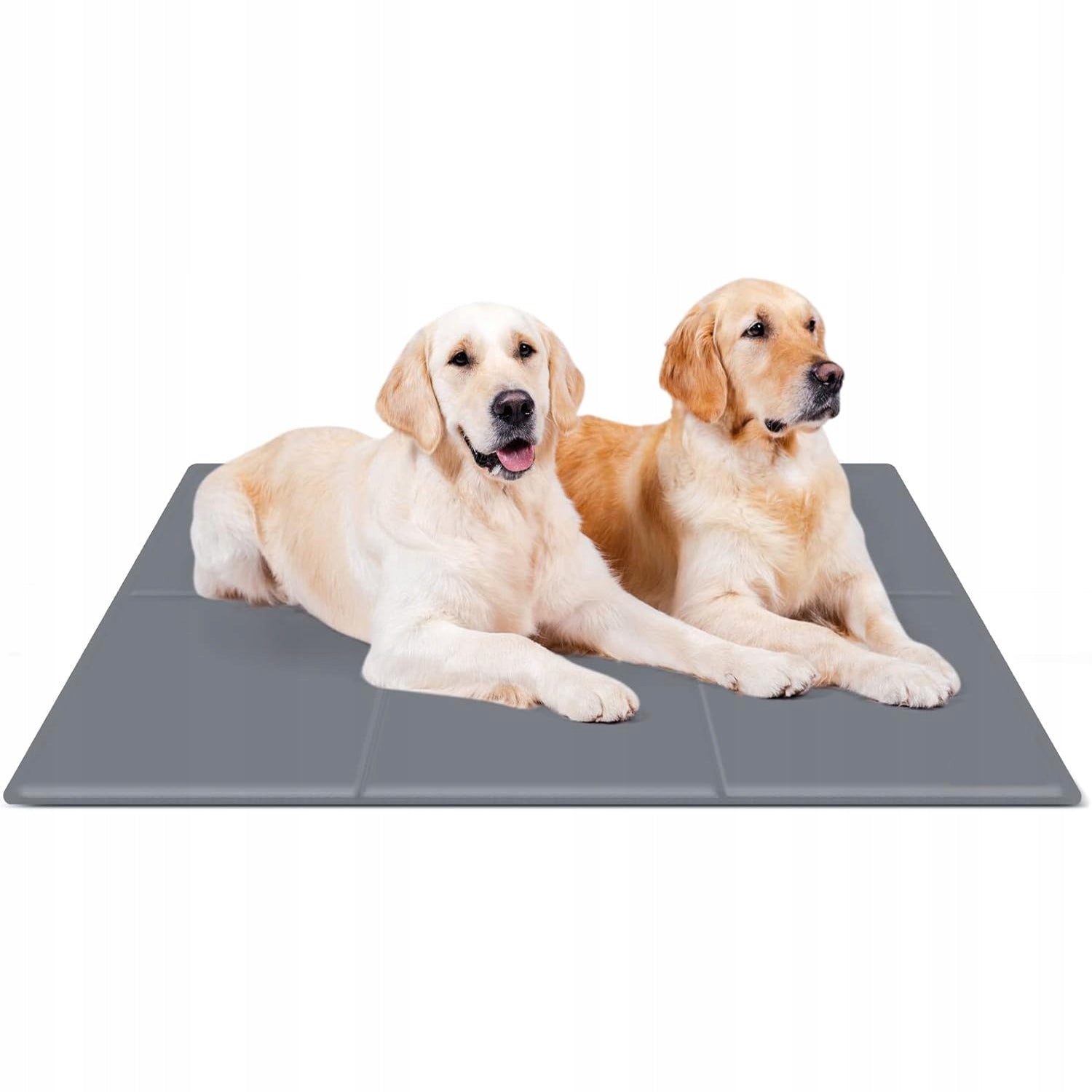 COOLING MAT FOR DOG CAT ANIMALS BED FOR SUMMER GEL GREY 90x50cm Product width 50 cm