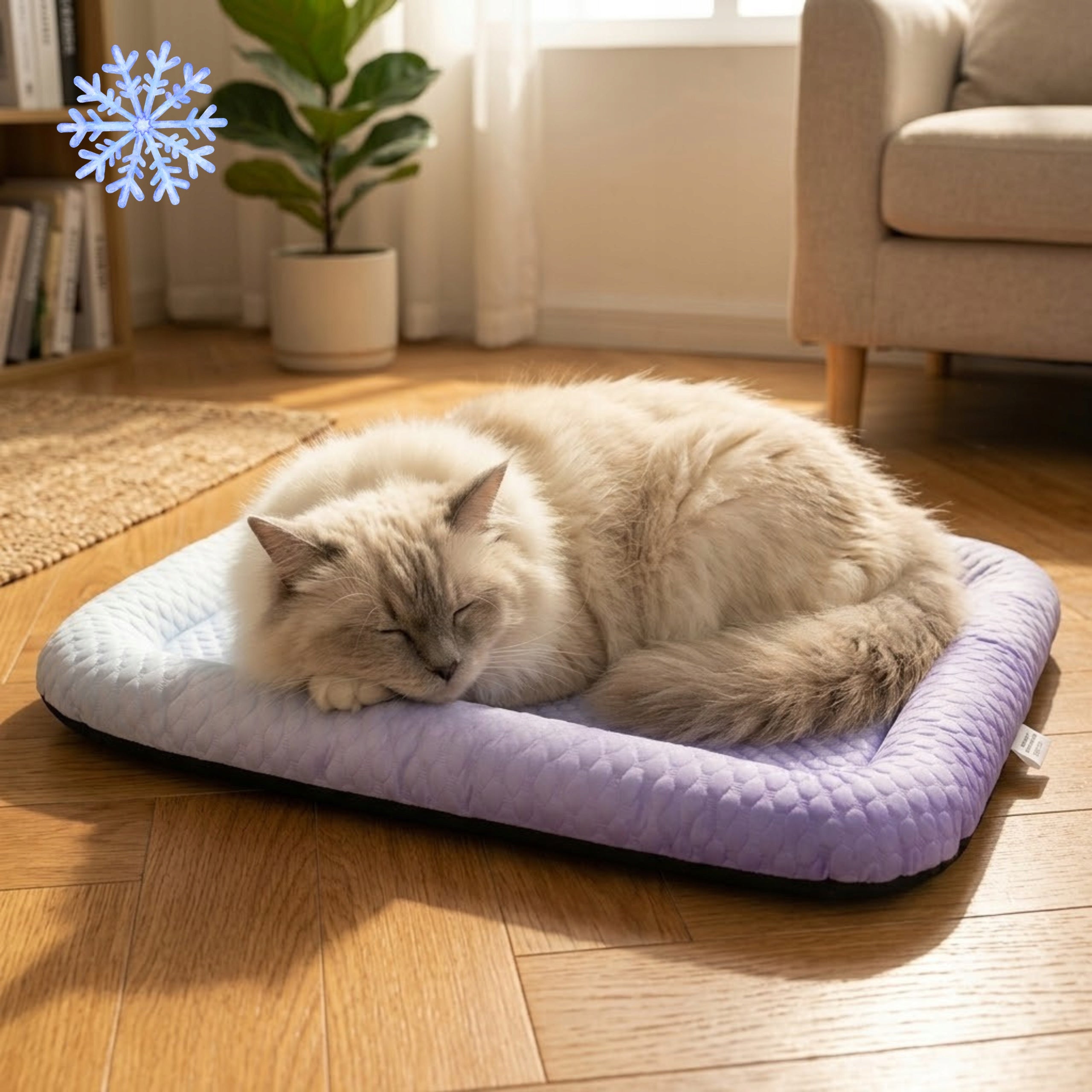 COOLING MAT FOR DOG CAT PETS | 65x50 cm | BREATHABLE Model MATA CHŁODZĄCA DLA KOTA PSA