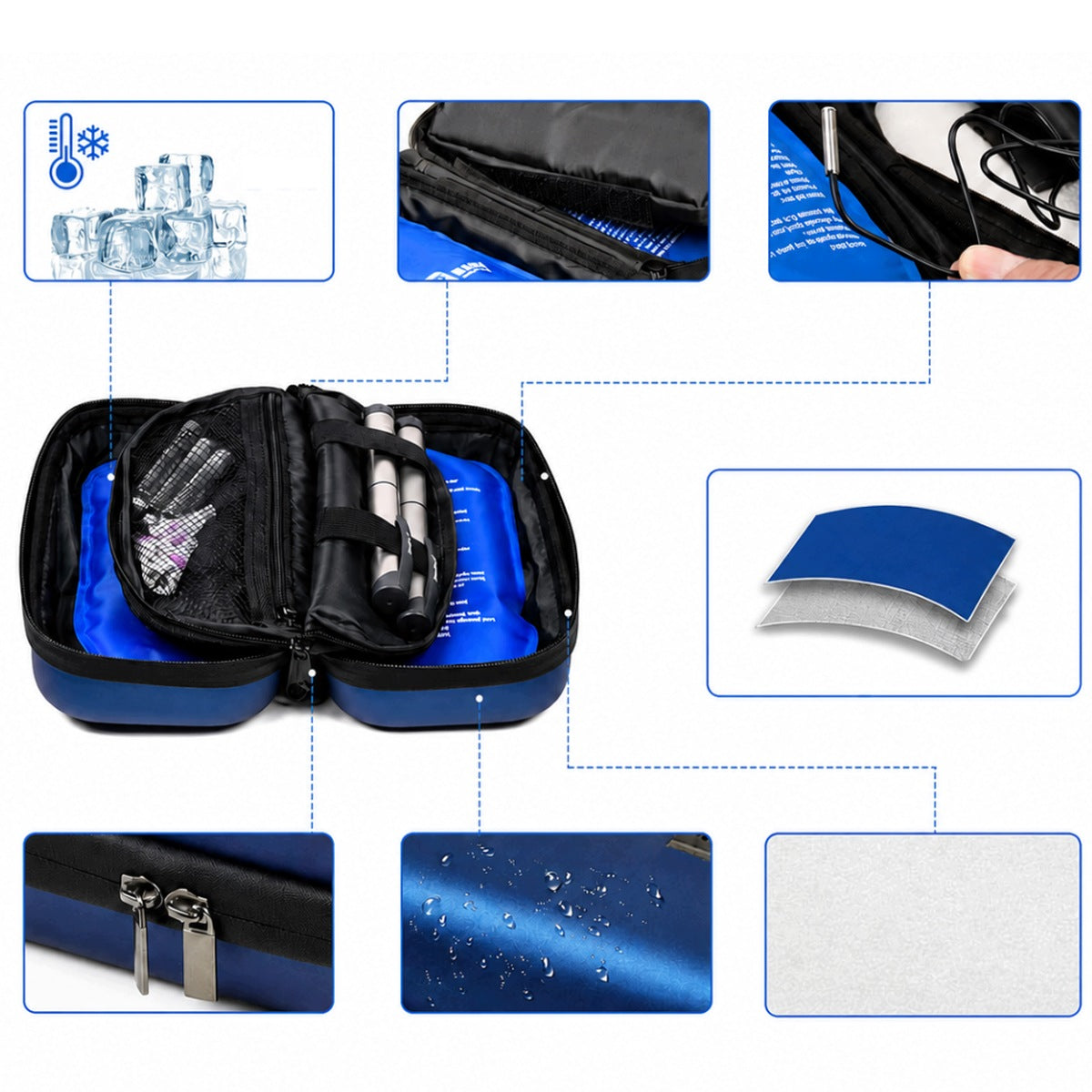 COOLING TRAVEL INSULIN CASE WITH SCREEN AND TWO REUSABLE CARTRIDGES Medical device no