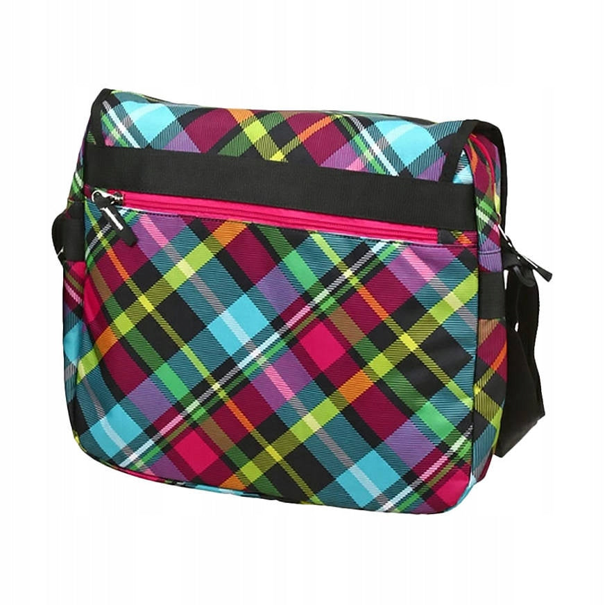 COOLPACK CHECKERED BOOK BAG SHOULDER BAG Color multicolor