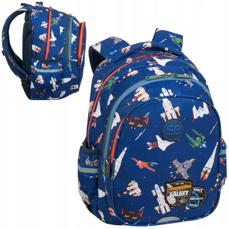 COOLPACK JERRY SCHOOL BACKPACK YOUTH 3-CHAMBER SPACE ADVENTURE