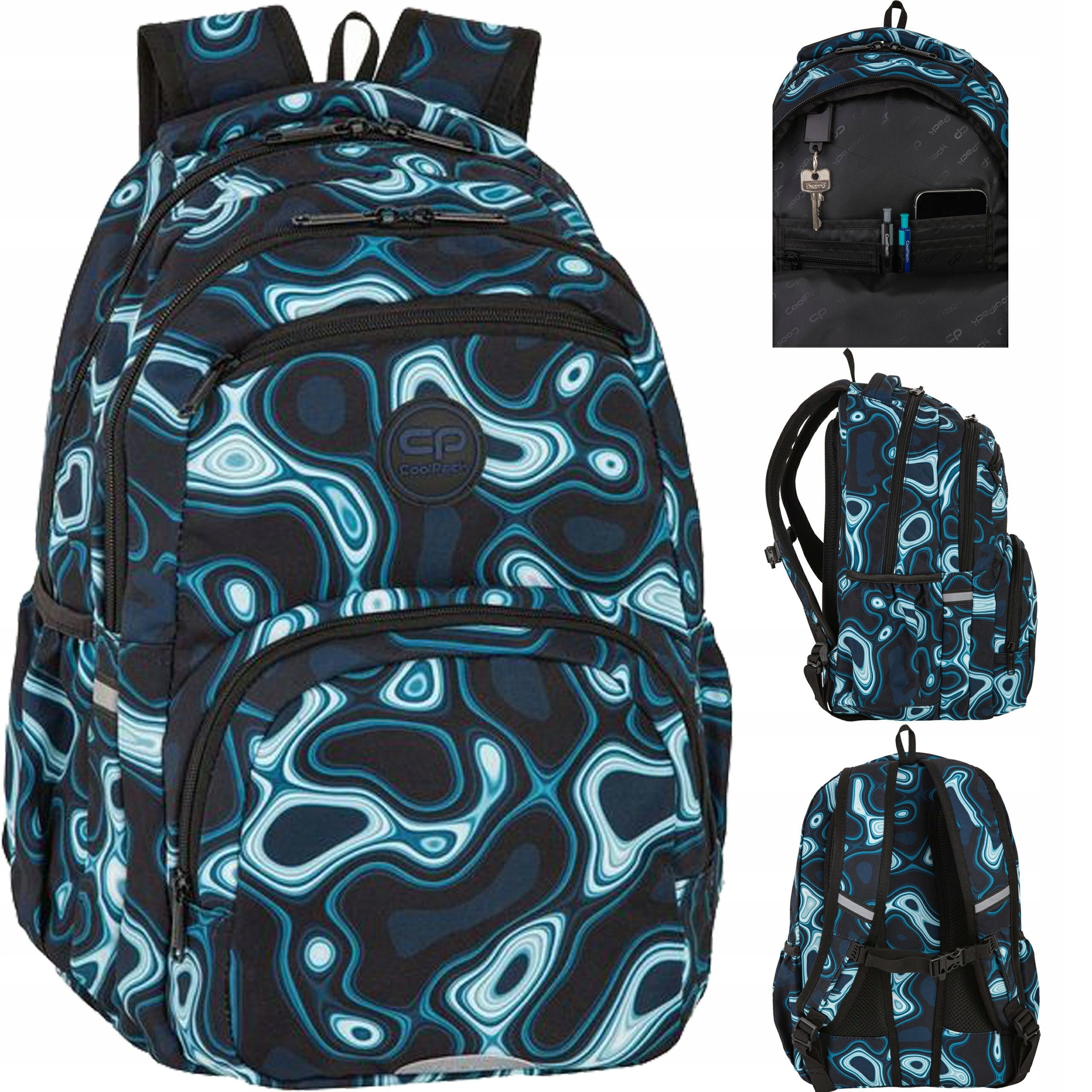 COOLPACK PICK YOUTH SCHOOL BACKPACK FOR BOY SAPPHIRE