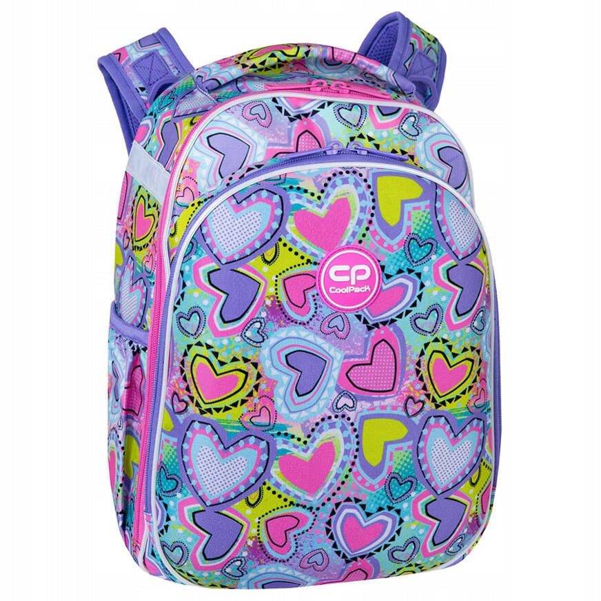 COOLPACK TURTLE TWO-CHAMBER SCHOOL BACKPACK 25 L PASTEL HEART Brand CoolPack