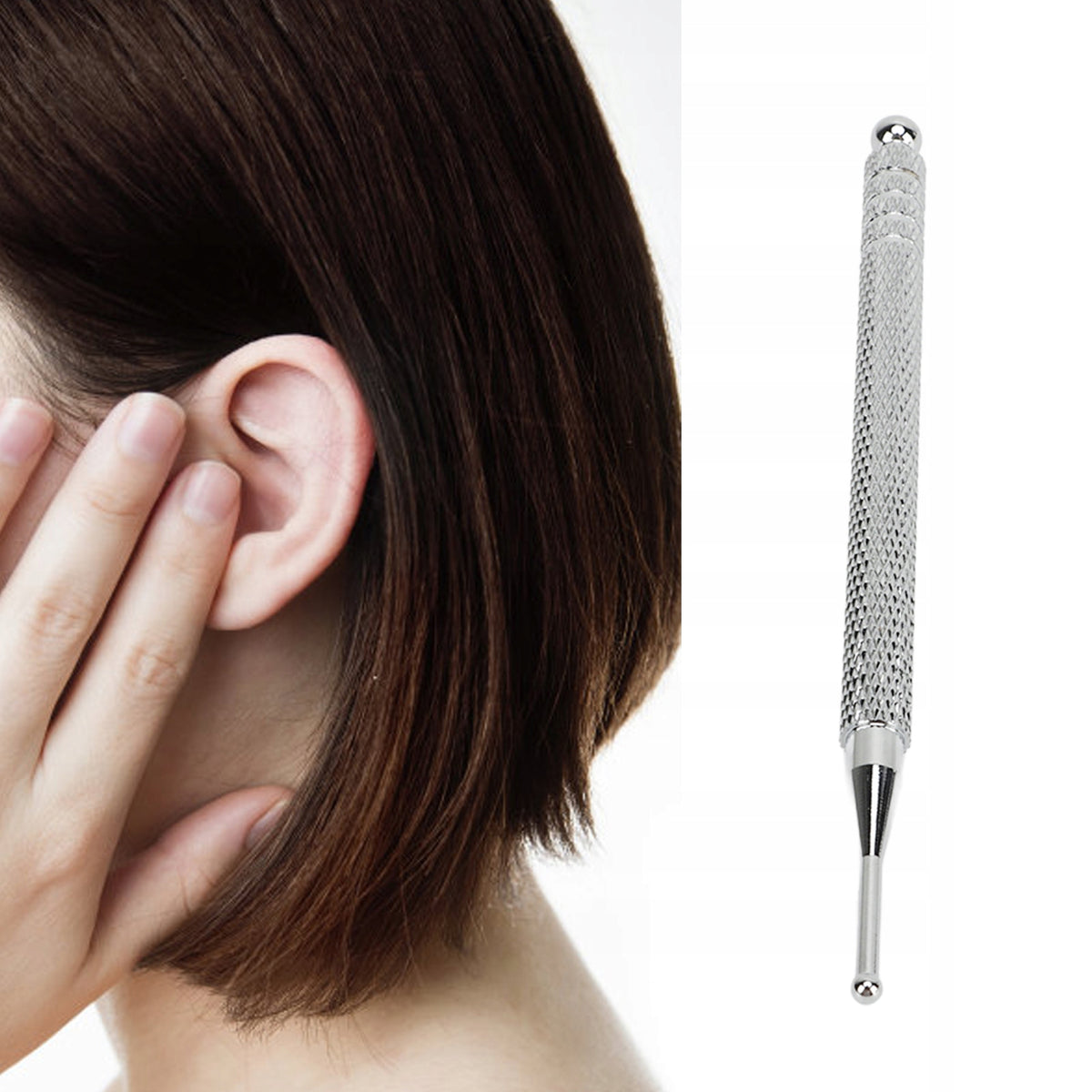 COPPER EAR ACUPUNCTURE PEN PROFESSIONAL Color silver