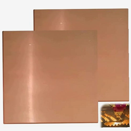 COPPER SHEET RED DIY FOR CUTTING MOLDING SET OF 2