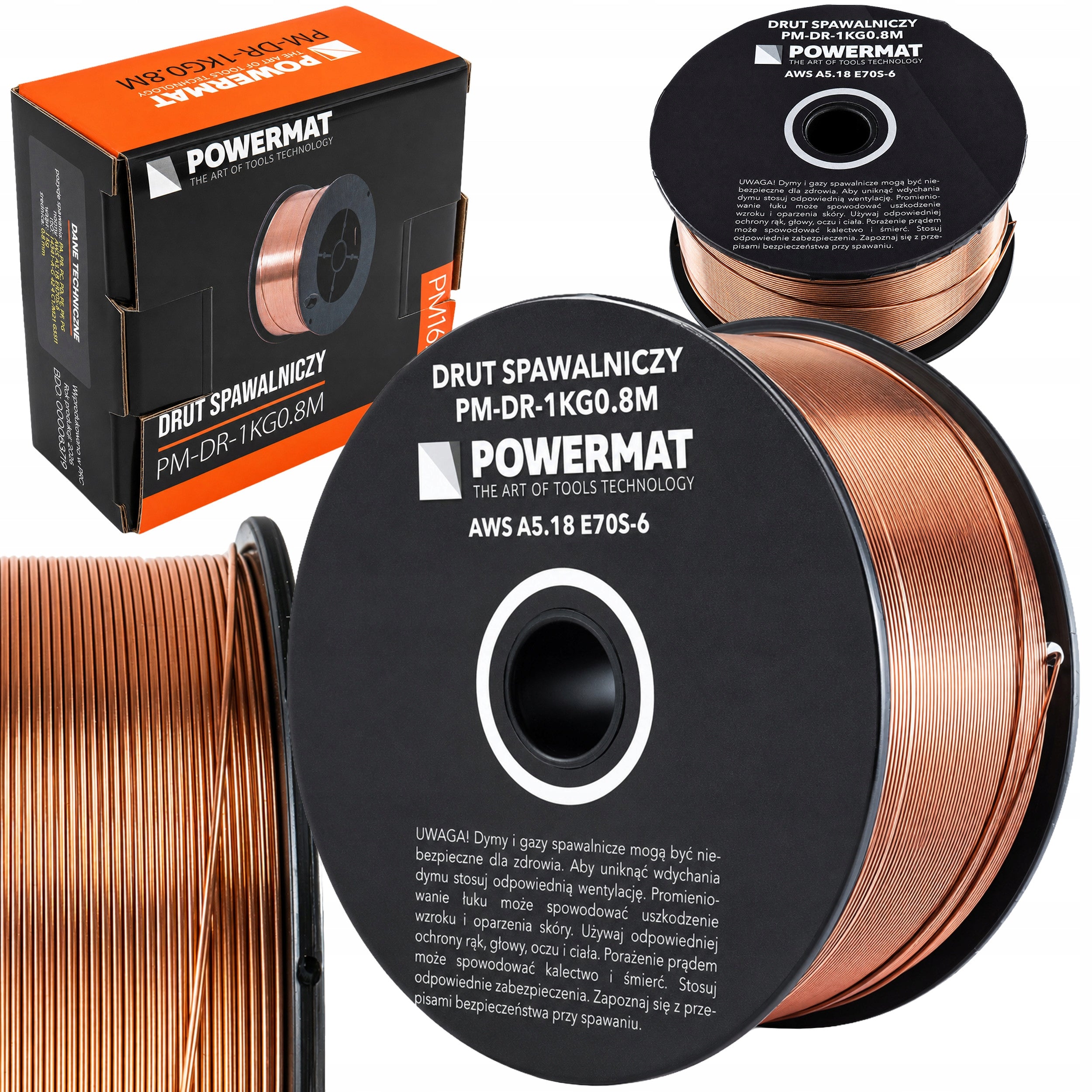 COPPER WELDING WIRE FOR MIG MAG SG2 0,8mm WELDING 1kg