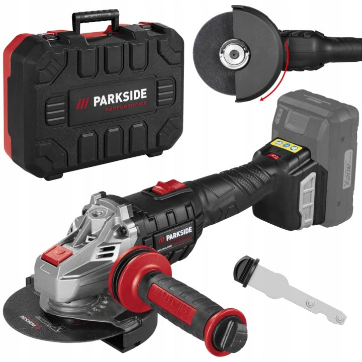 CORDLESS ANGLE GRINDER PARKSIDE PPWSA 20-Li A1 + SUITCASE