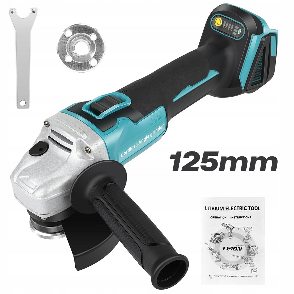CORDLESS ANGLE GRINDER POWERFUL 125MM 1000W RILBSTIX