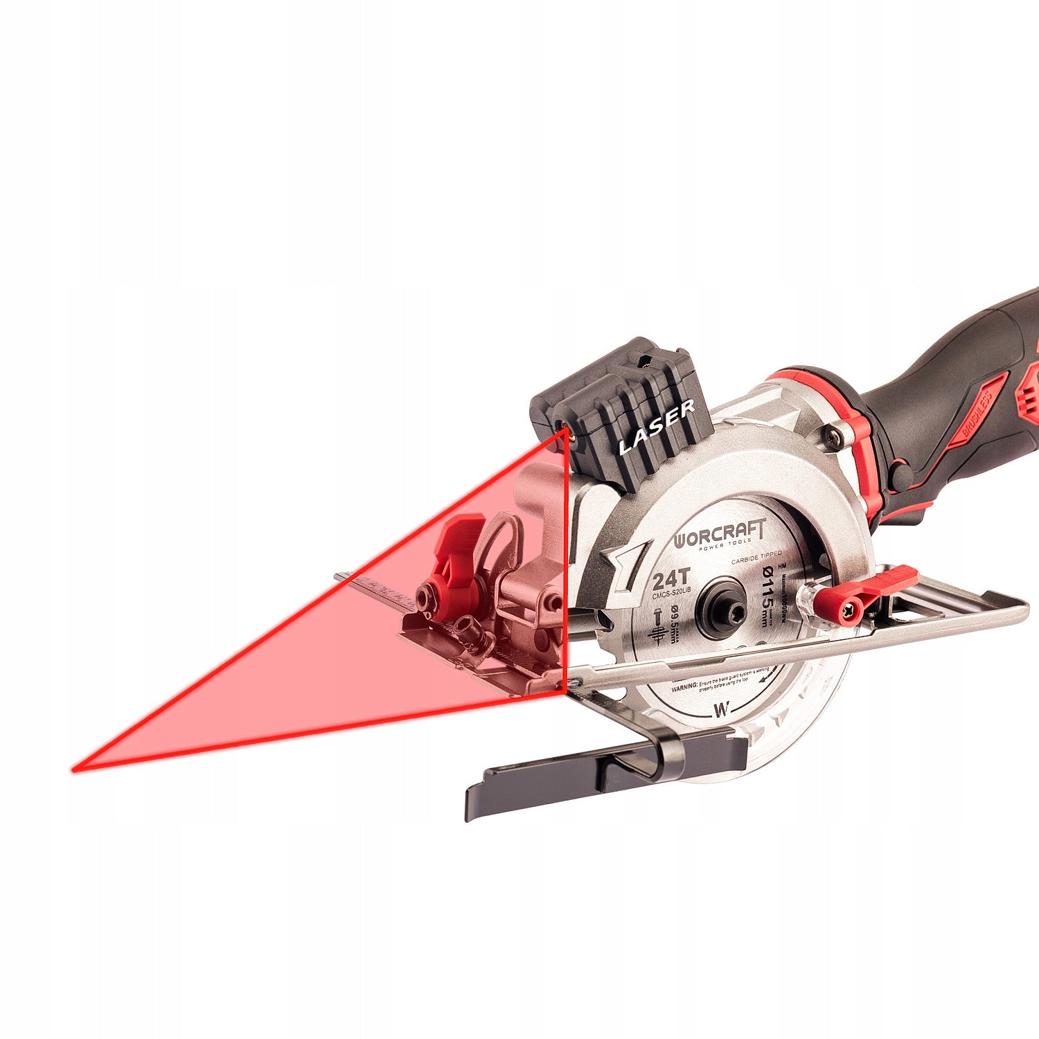 CORDLESS BRUSHLESS MINI CIRCULAR SAW 115mm GIFT FOR DAD Disc diameter 115 mm