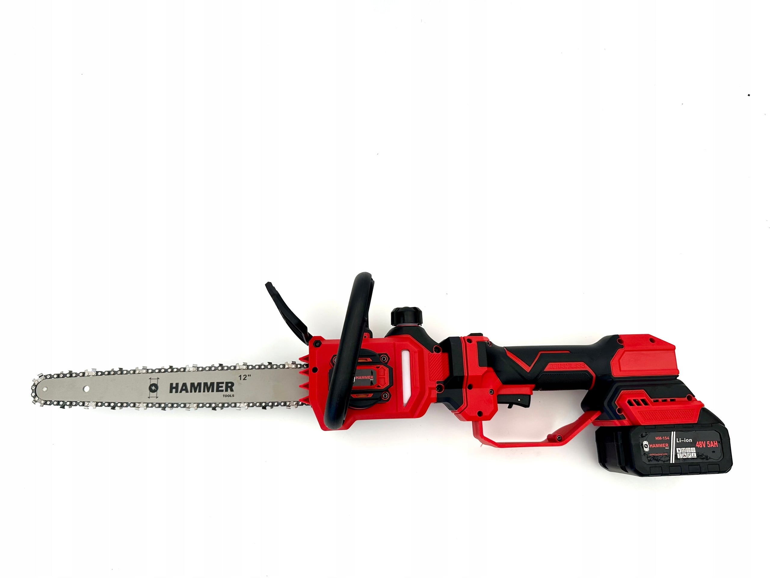 CORDLESS CHAINSAW 12" 48V BOOM LENGTH 104CM Power supply rechargeable battery