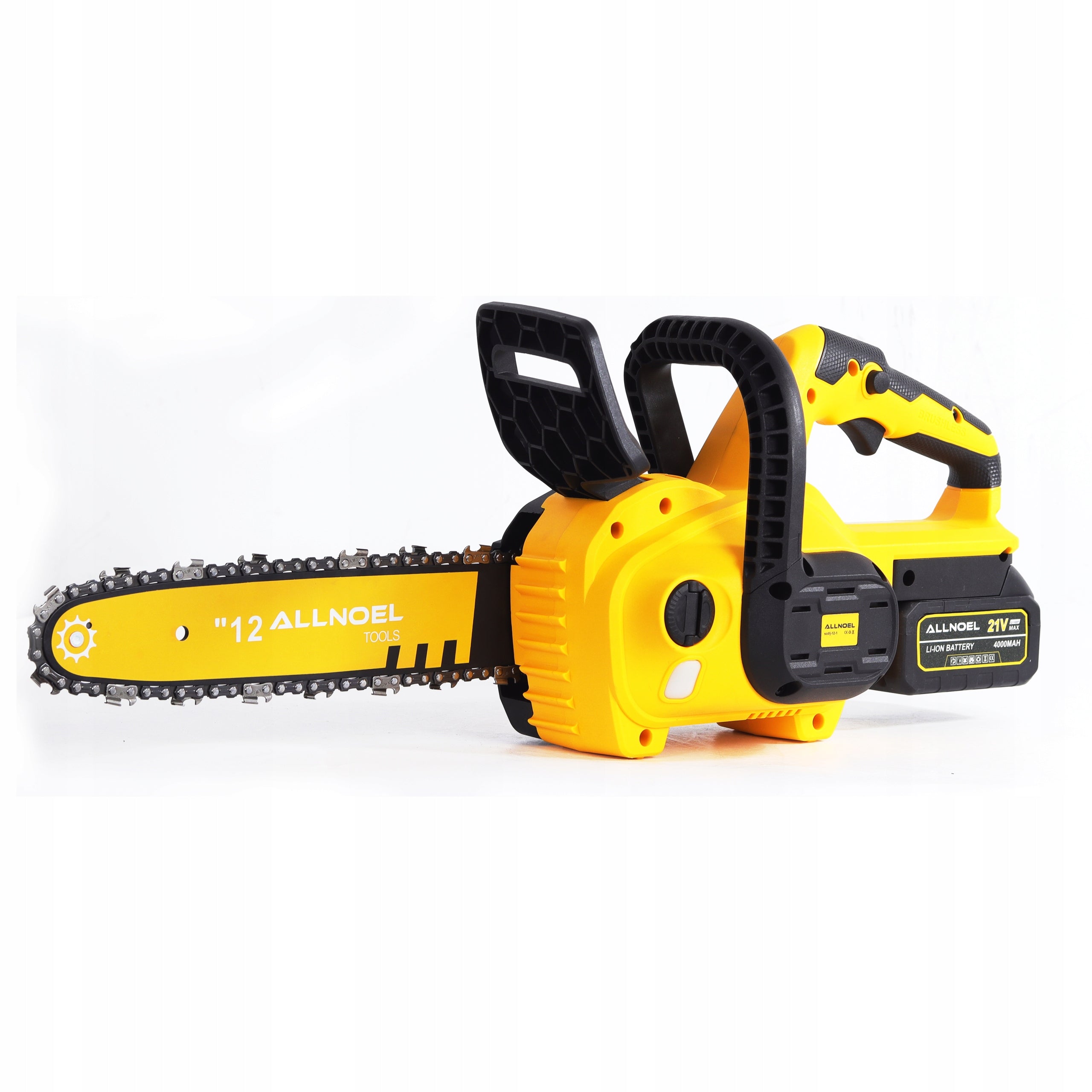 CORDLESS CHAINSAW 12 BRUSHLESS HAND BRANCH SAW 4AH Power supply rechargeable battery