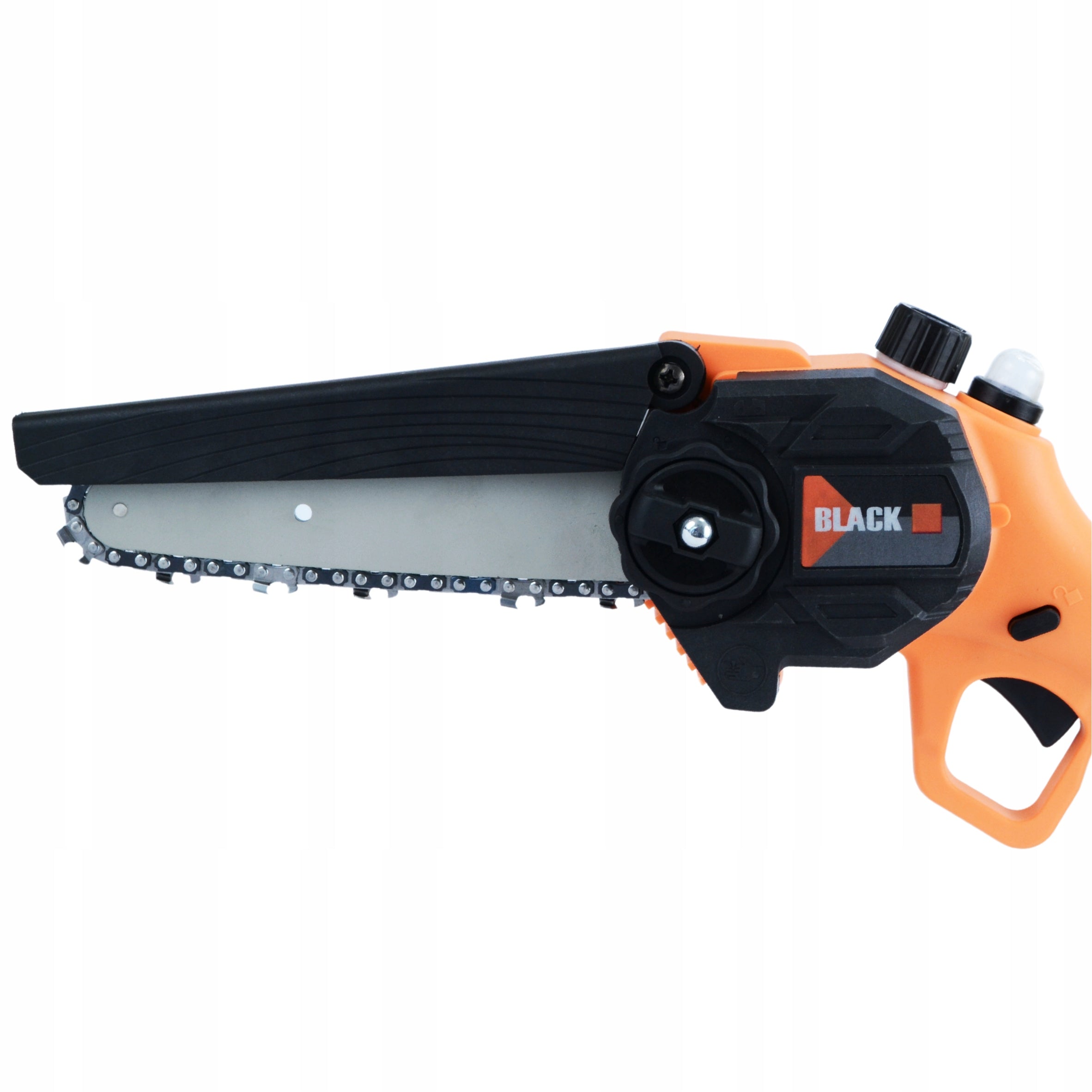 CORDLESS CHAINSAW 150MM 2 AKU 21V 2X GUIDE +FREEBIE Guide manufacturer Black