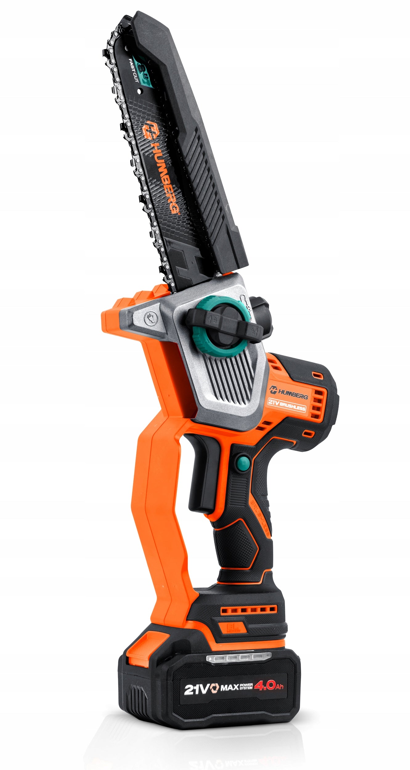 CORDLESS CHAINSAW 4.0Ah PRO TWIG 10" 8'' SAW HUMBERG Series HM-437