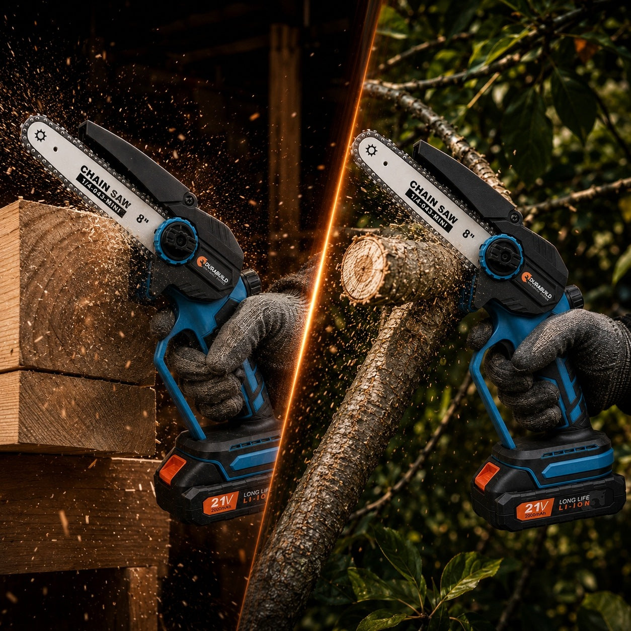 CORDLESS CHAINSAW BRUSHLESS BRANCH 8" 21V 5m/s Manufacturer code 5905943046533