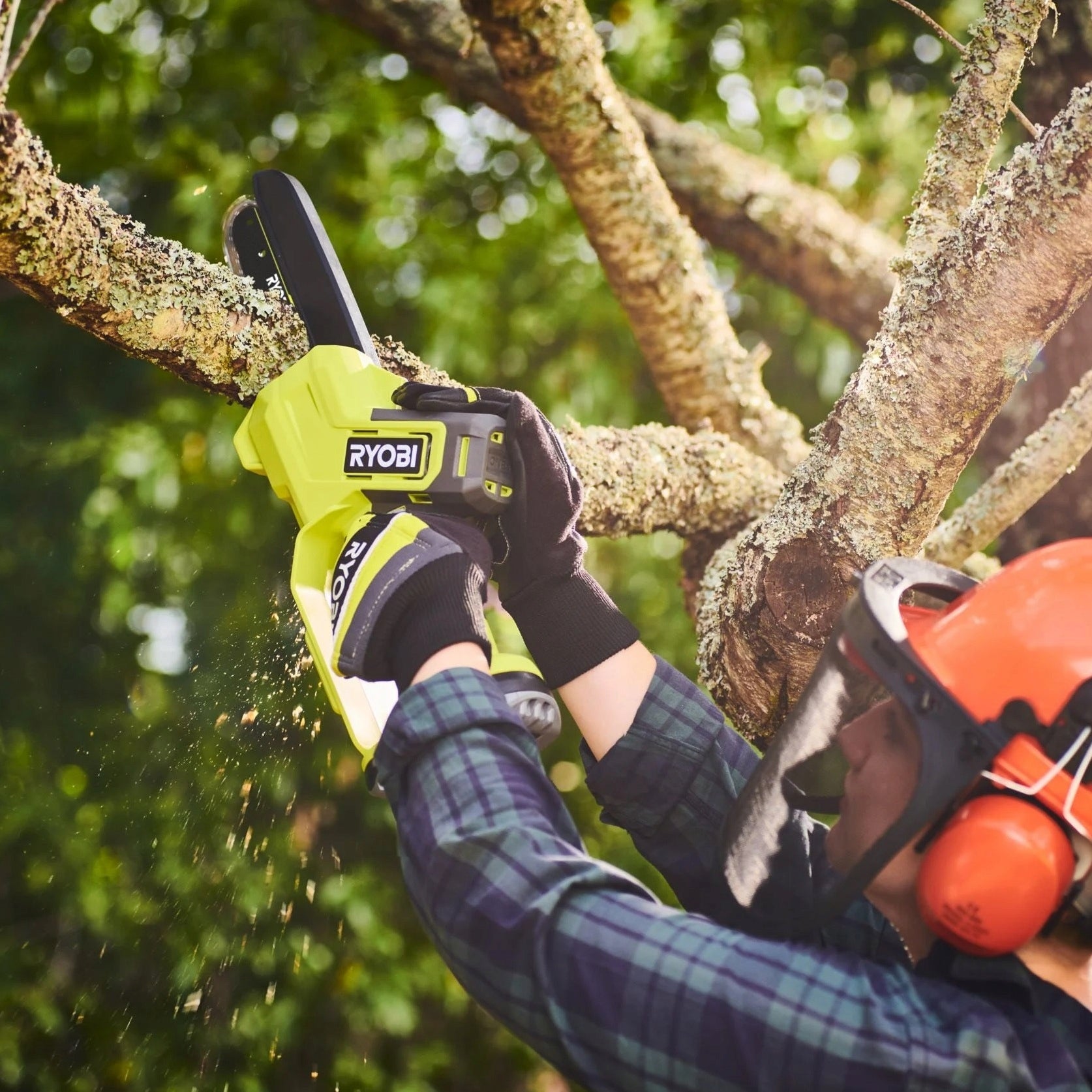 CORDLESS CHAINSAW MINI BRANCH SAW 15cm 18V RYOBI Brand Ryobi