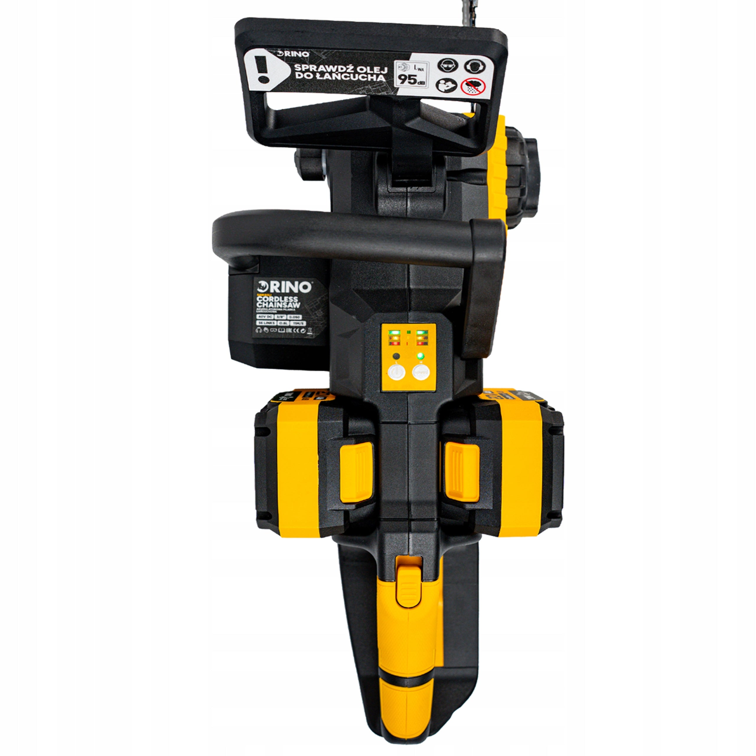 CORDLESS CHAINSAW WOOD SAW +2X BATTERY 4AH RINO 40V Battery voltage 40 V