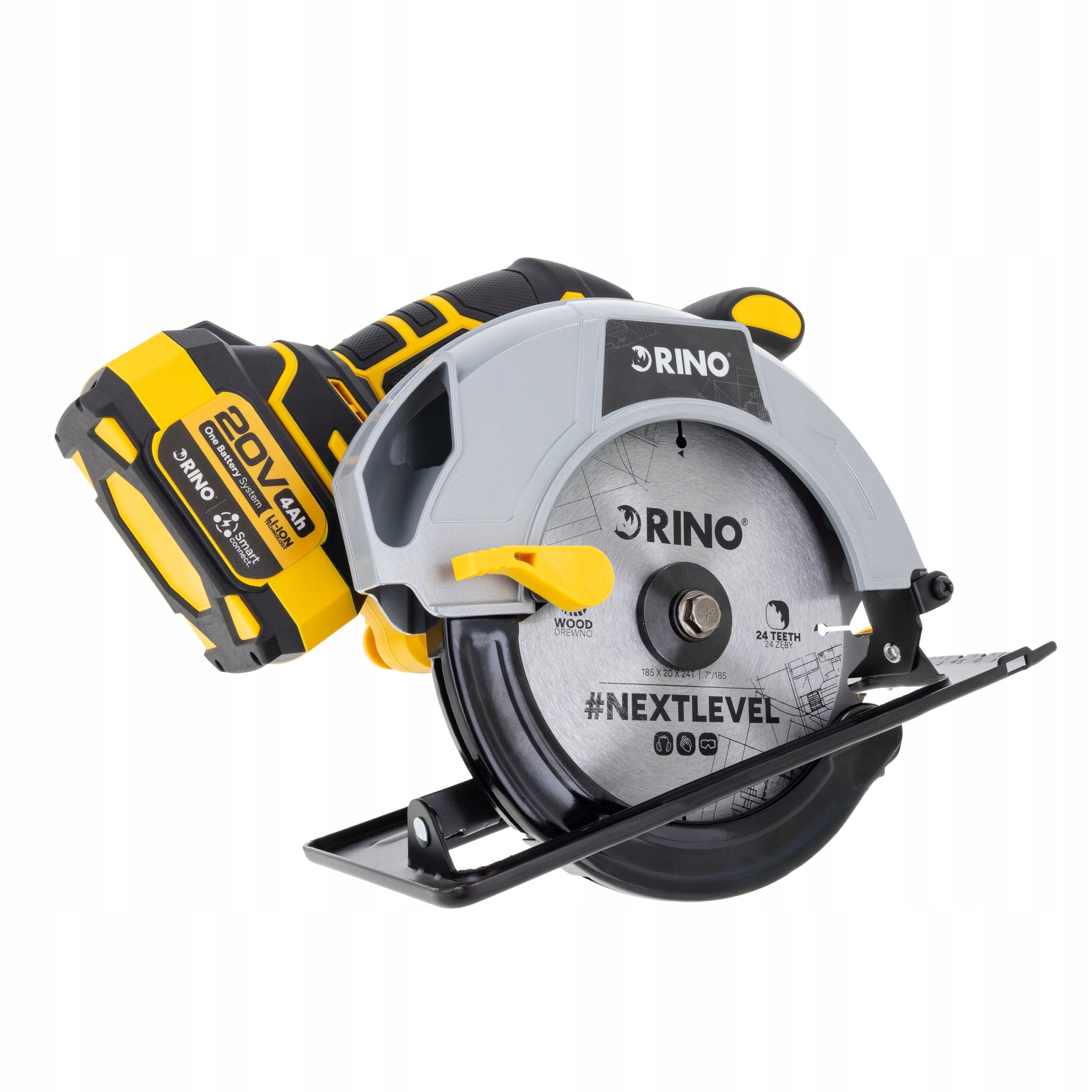 CORDLESS CIRCULAR SAW HAND SAW 185 MM 20 V 2X BATTERY 4 AH Packaging status original