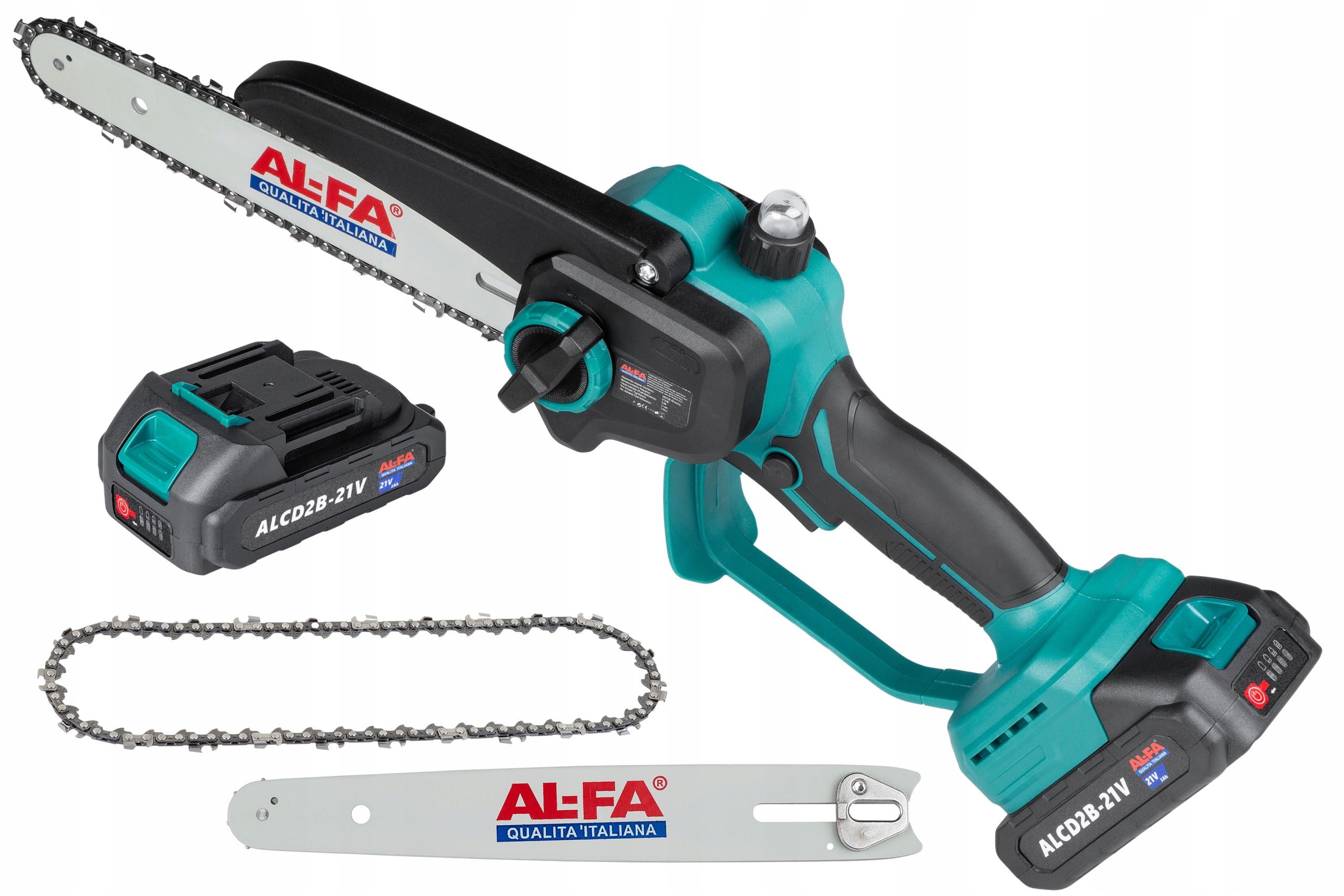CORDLESS Chainsaw 8" BRUSHLESS Chain Lubrication Guide length 20 cm