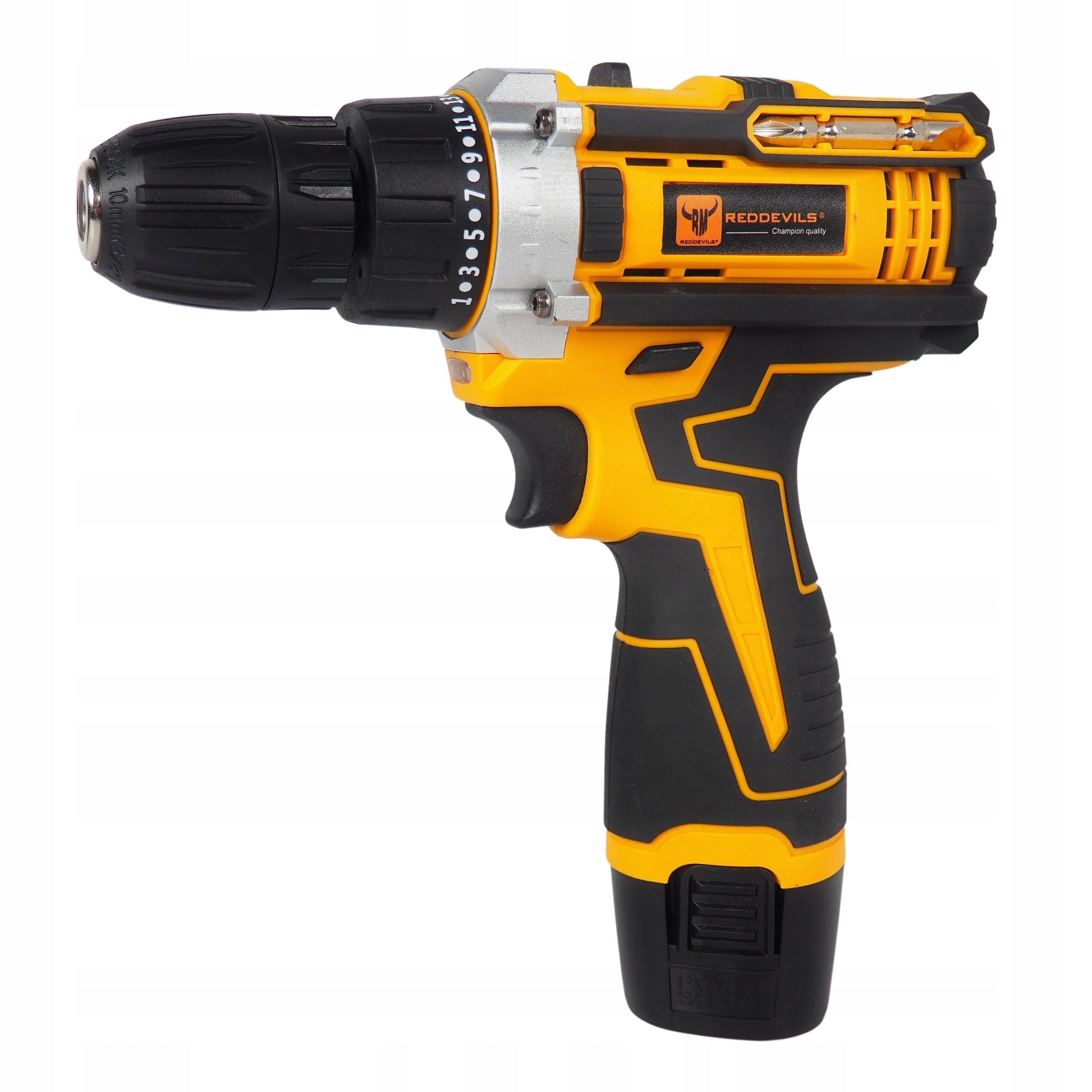 CORDLESS DRILL 12V 2X AKU 2xBIT Batteries included yes
