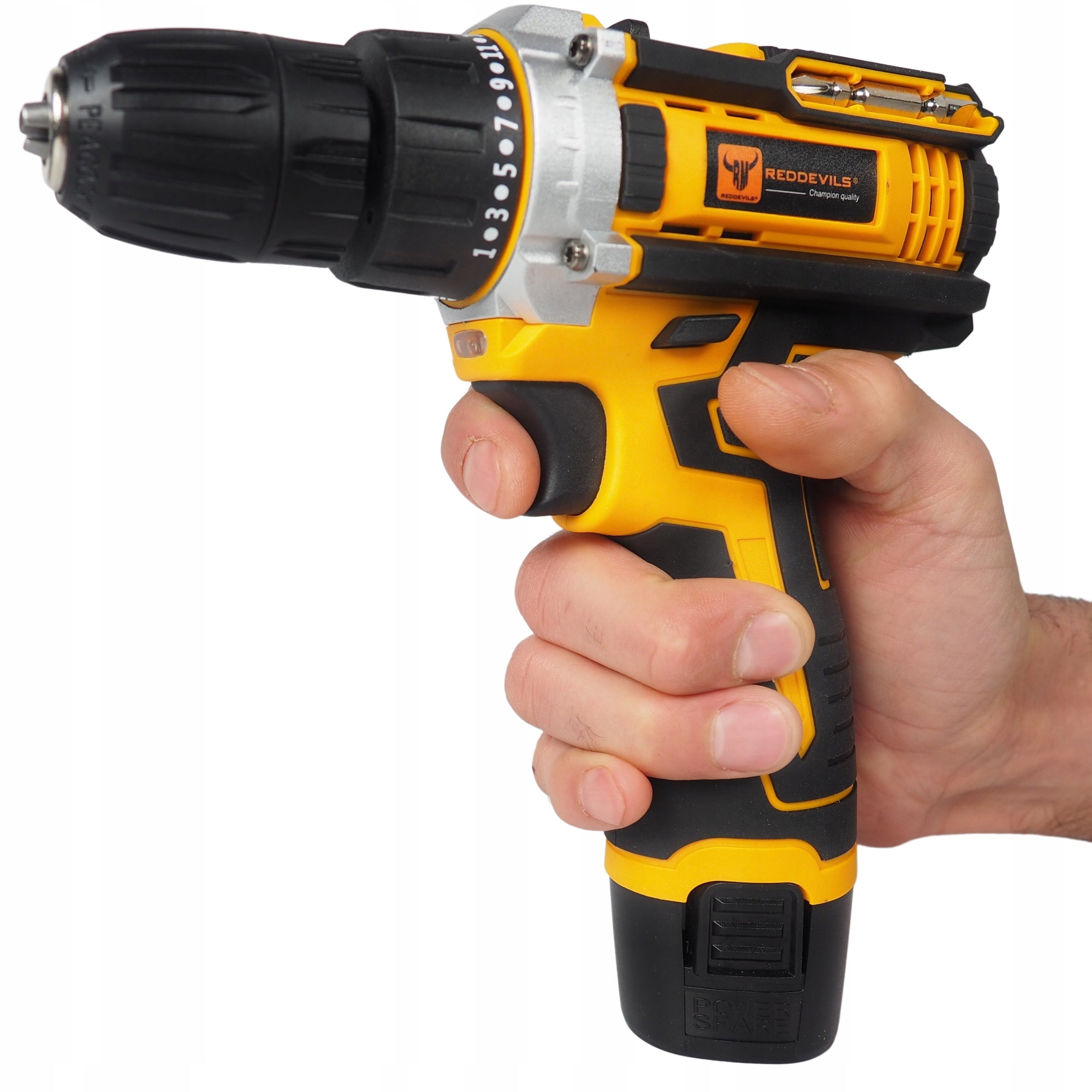 CORDLESS DRILL 12V 2X AKU 2xBIT Power supply rechargeable battery