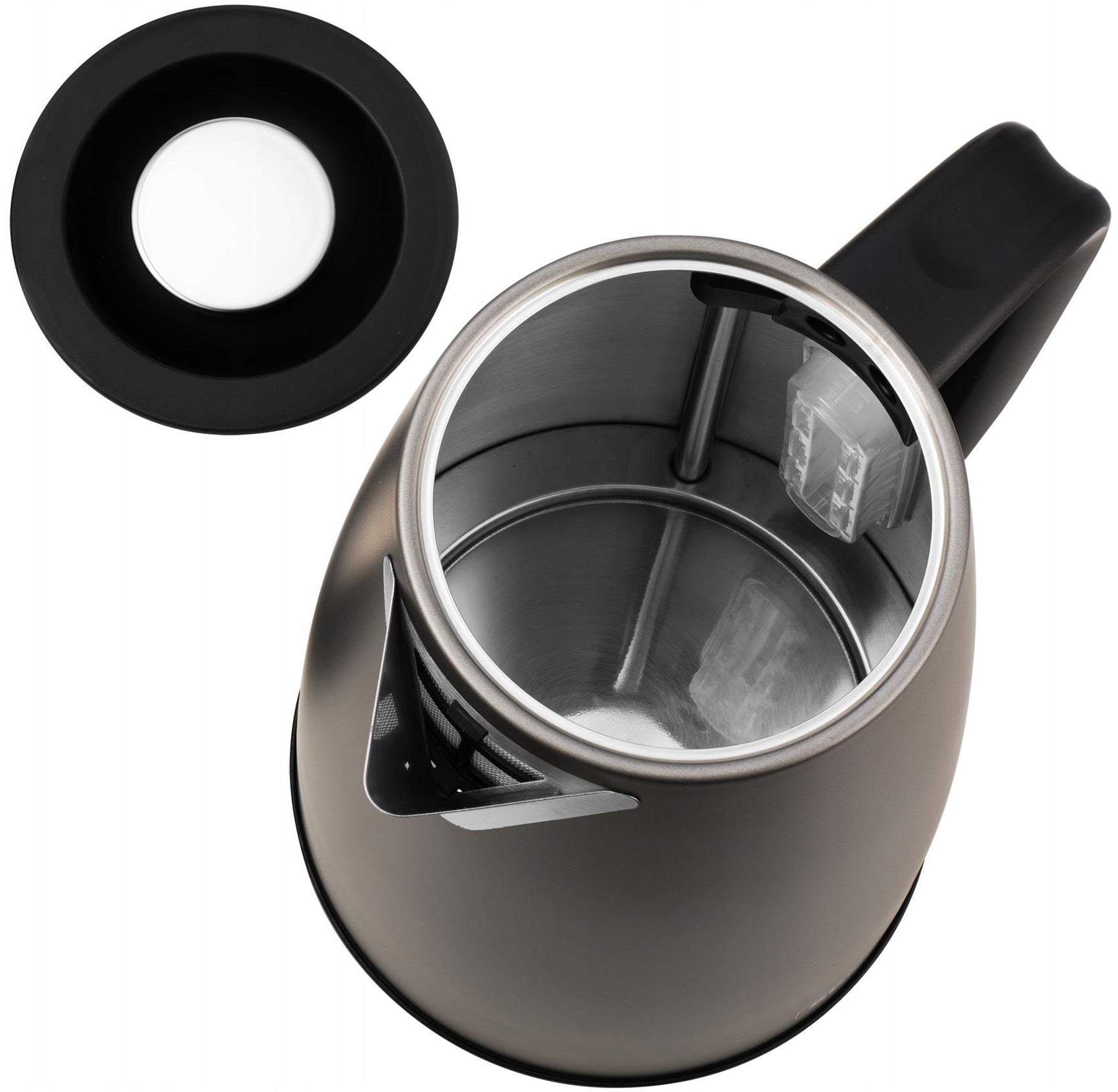 CORDLESS ELECTRIC KETTLE 1,7 L SENCOR 2200 W WITH GRAPHITE FILTER Manufacturer code SWK1788BK