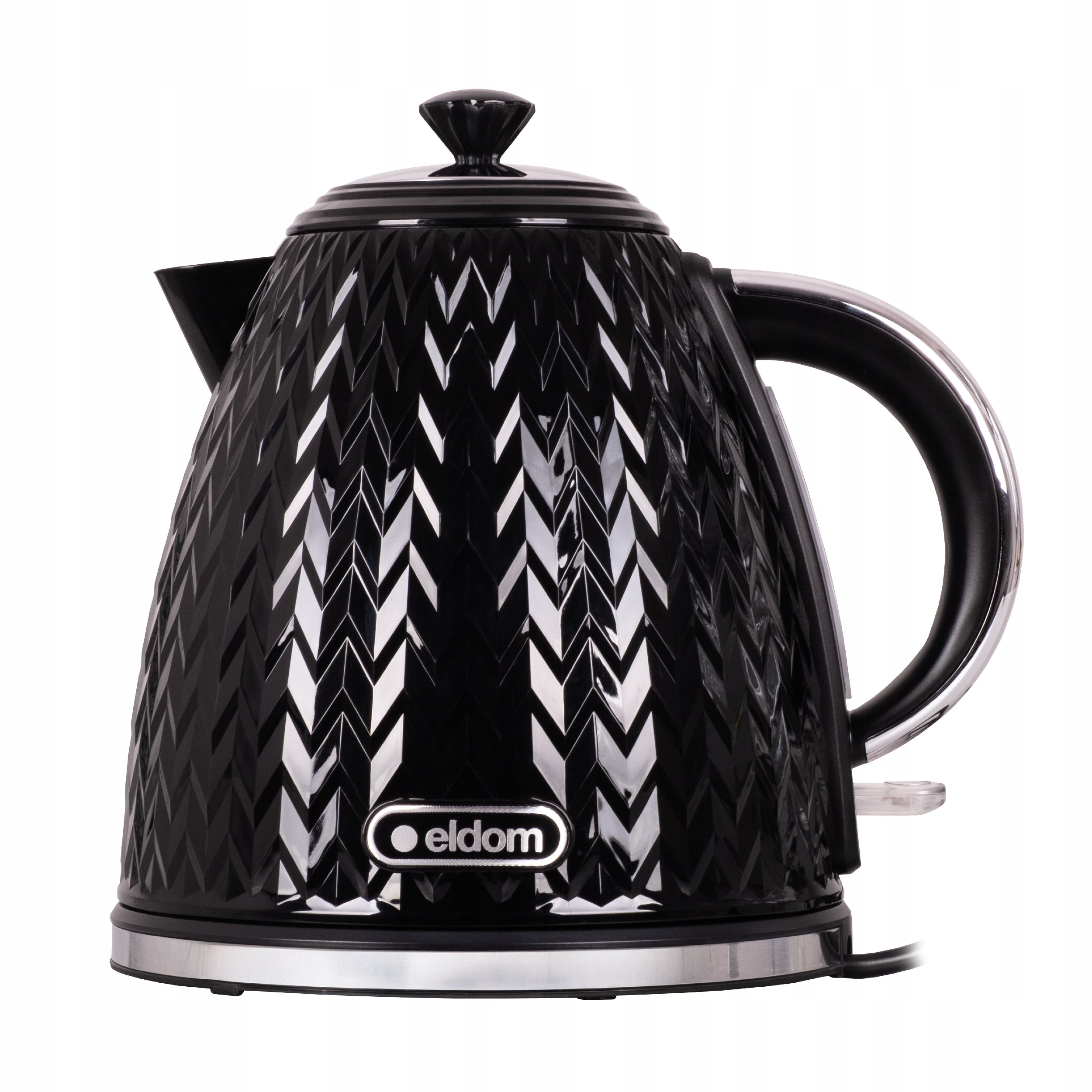CORDLESS ELECTRIC KETTLE BLACK 2000W 1,7L ELDOM Packaging status original