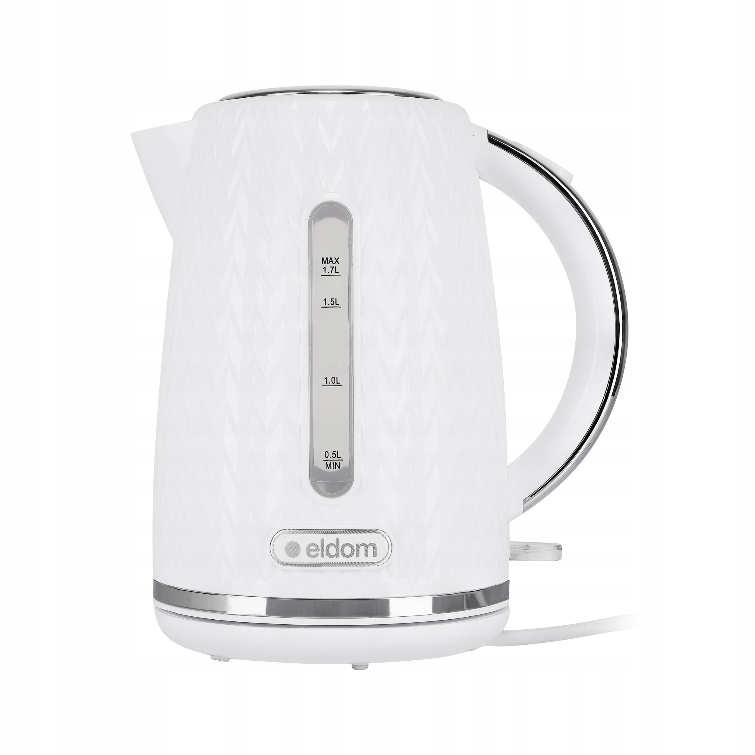 CORDLESS ELECTRIC KETTLE ELDOM 1,7L 2000W WHITE Packaging status original