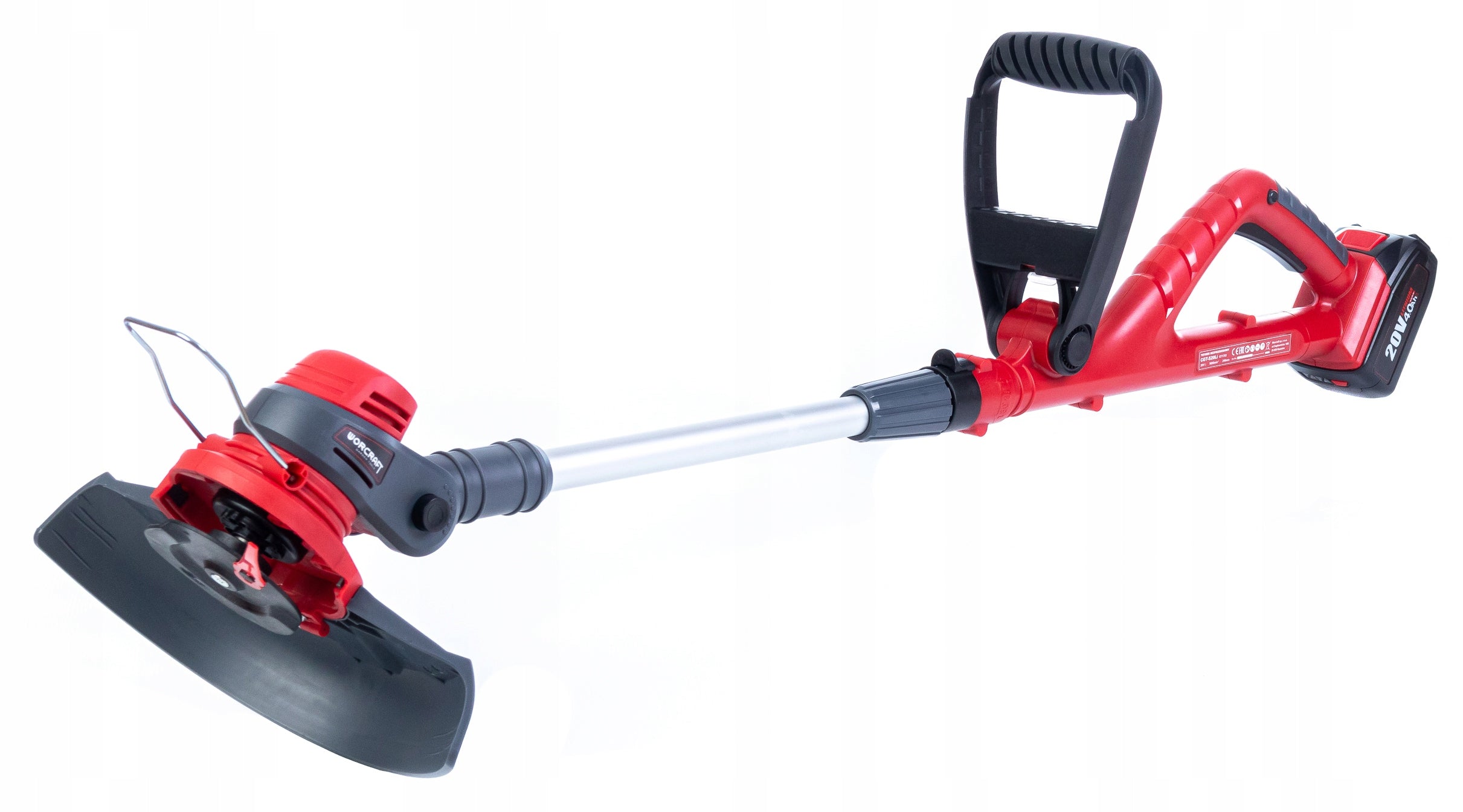 CORDLESS GRASS TRIMMER CORDLESS 20V +2.0Ah BATTERY Brand Worcraft