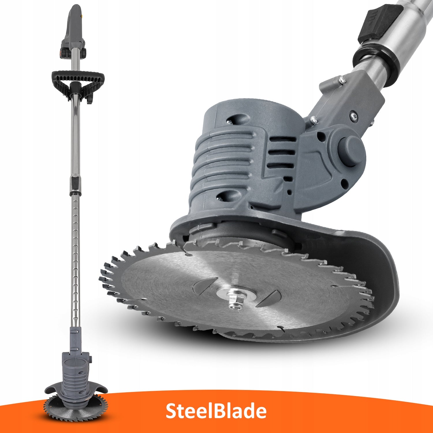 CORDLESS GRASS TRIMMER GARDEN ELECTRIC SCYTHE 2x AKU + WHEELS Brand Bavaria Garden