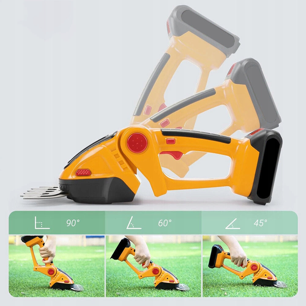 CORDLESS HAND MOWER ADJUSTABLE ANGLE 500W ERGONOMIC 750G Tool weight 1.7 kg