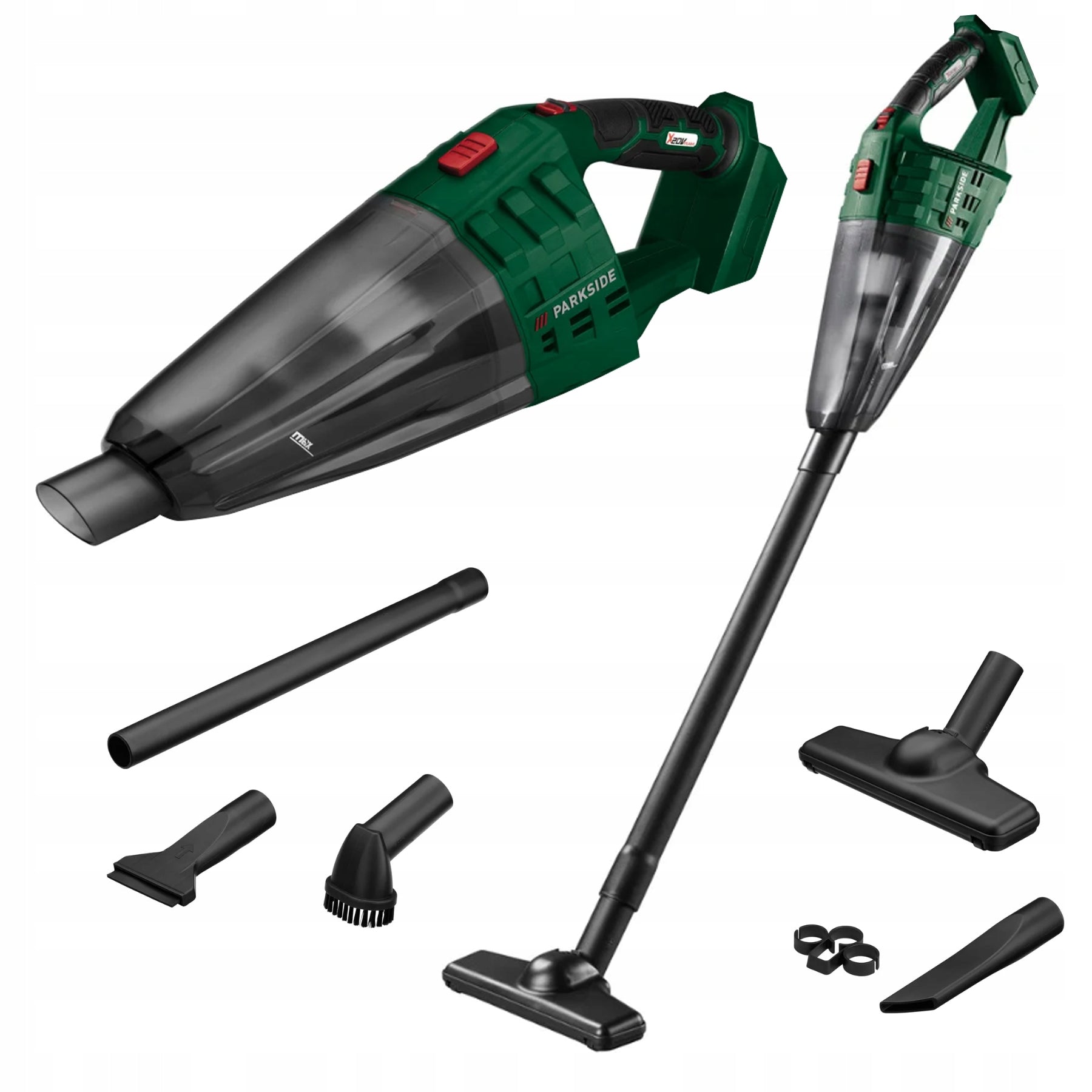 CORDLESS HANDHELD VACUUM CLEANER PARKSIDE PHSSA 20-LI D2 20V 7IN1 DRY/WET