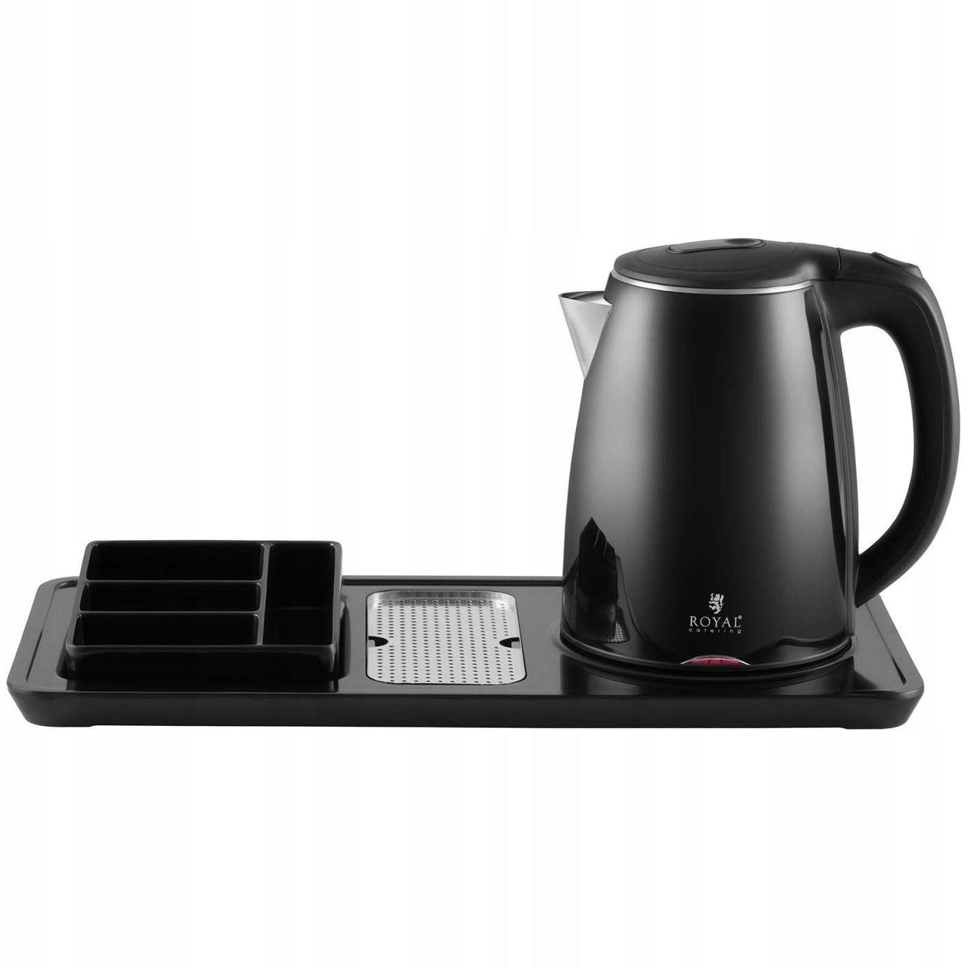 CORDLESS KETTLE 1800W 1,2L + TRAY FOR ACCESSORIES Model RC-HKS01