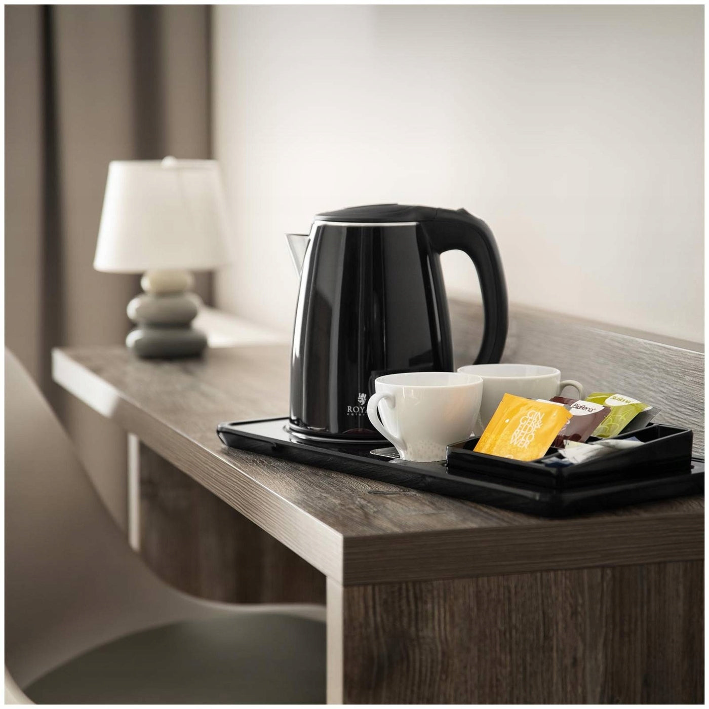 CORDLESS KETTLE 1800W 1,2L + TRAY FOR ACCESSORIES Power 1800 W